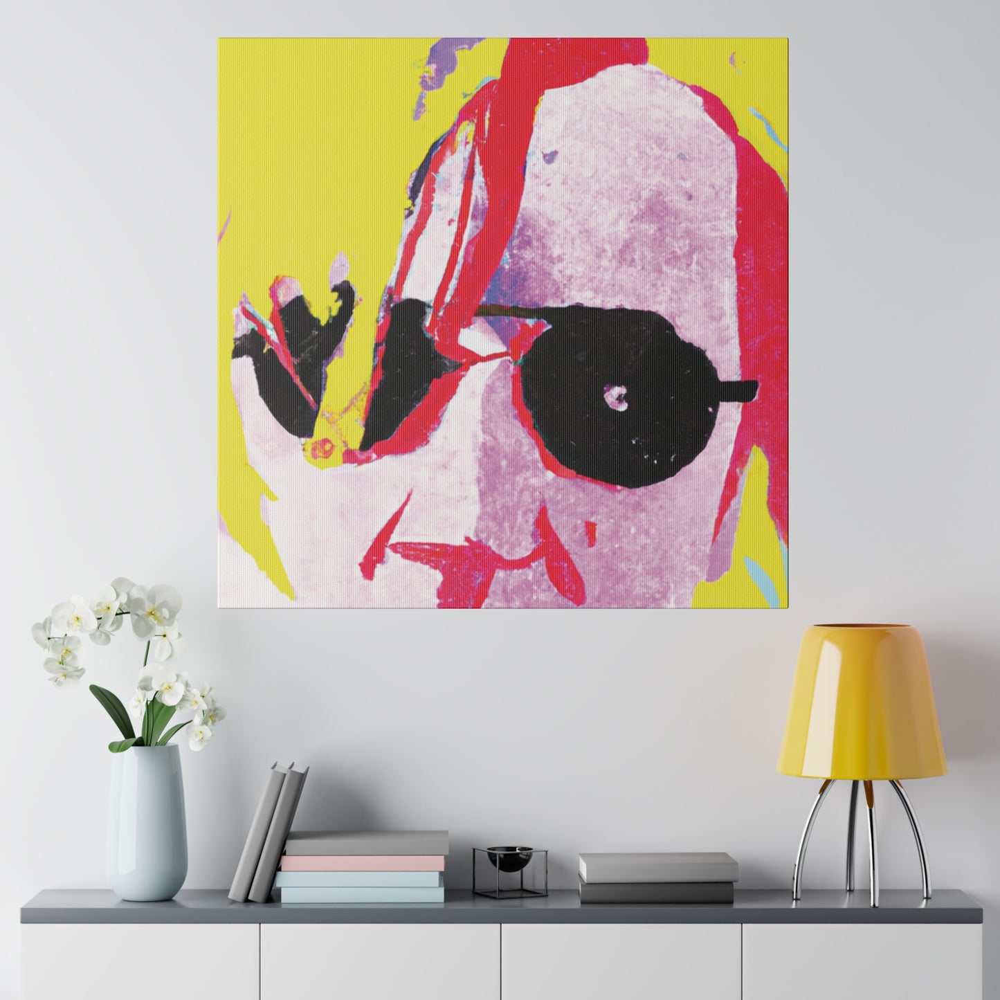 5921U - Rockstar Painting Print | Face | Abstract | Poster | Home Decor | Wall Art | Music Art | Canvas