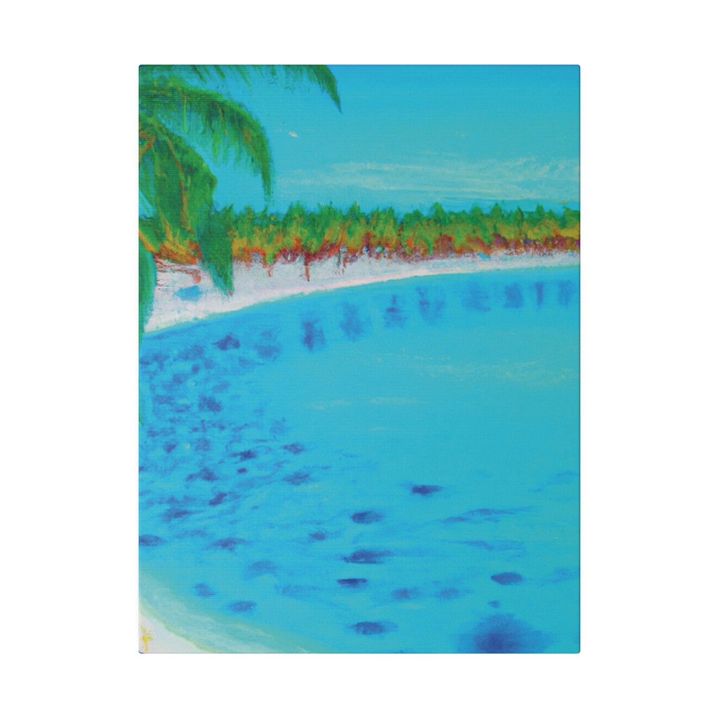 9677R - Bahamas Ocean Painting Print | Bahamas | Ocean | Beach | Poster | Home Decor | Wall Art | Canvas