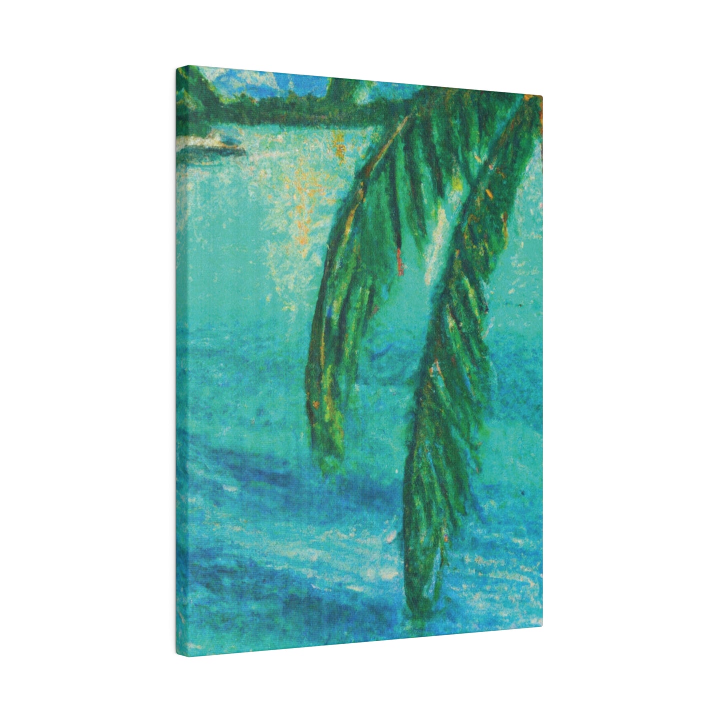 7714W - Bahamas Ocean Painting Print | Bahamas | Ocean | Beach | Poster | Home Decor | Wall Art | Canvas