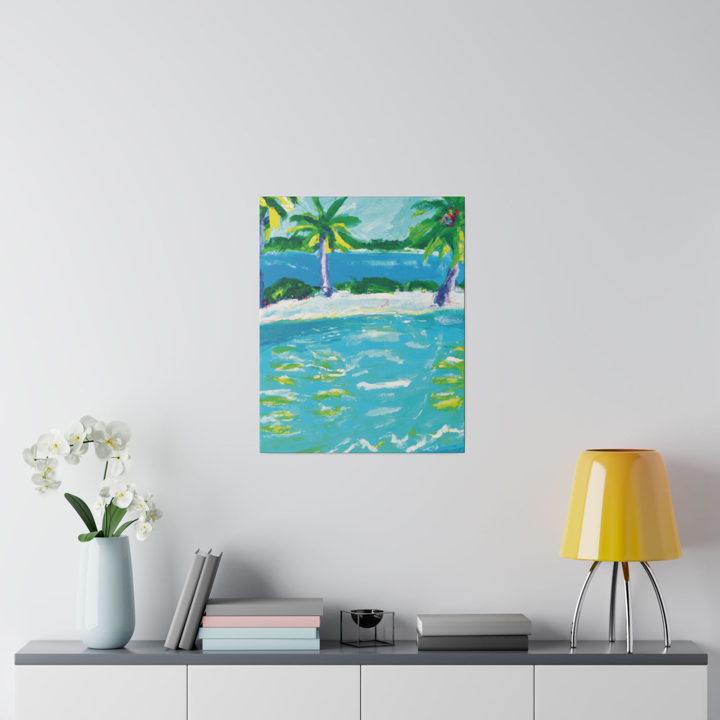 9256K - Bahamas Ocean Painting Print | Bahamas | Ocean | Beach | Poster | Home Decor | Wall Art | Canvas