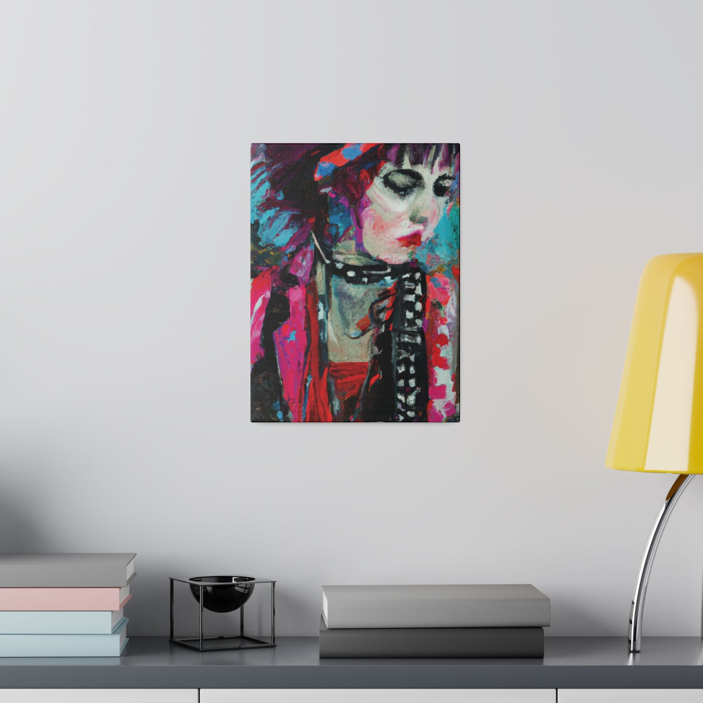 9225T - Rockstar Oil Painting Style Print | Poster | Home Decor | Wall Art | Music Art | Canvas