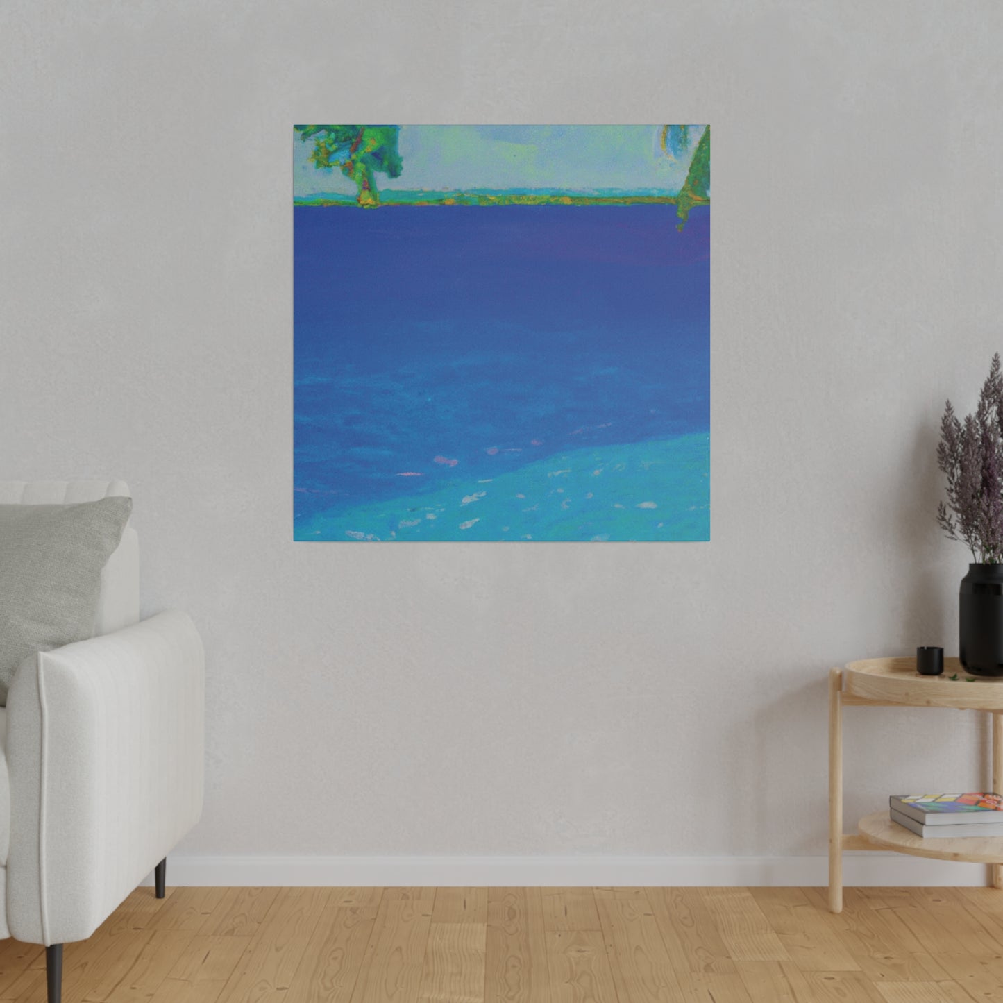 1582T - Bahamas Ocean Painting Print | Bahamas | Ocean | Beach | Poster | Home Decor | Wall Art | Canvas