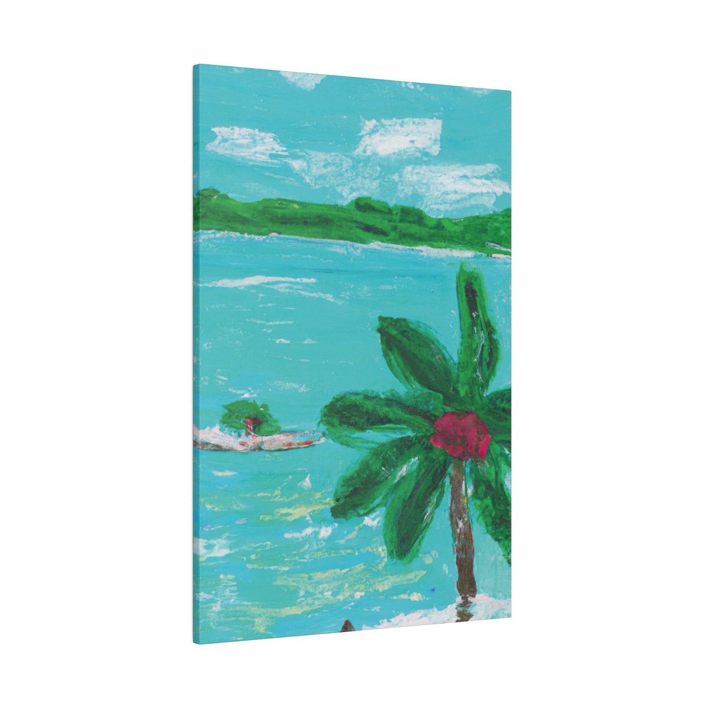 5627Q - Bahamas Ocean Painting Print | Bahamas | Ocean | Beach | Poster | Home Decor | Wall Art | Canvas