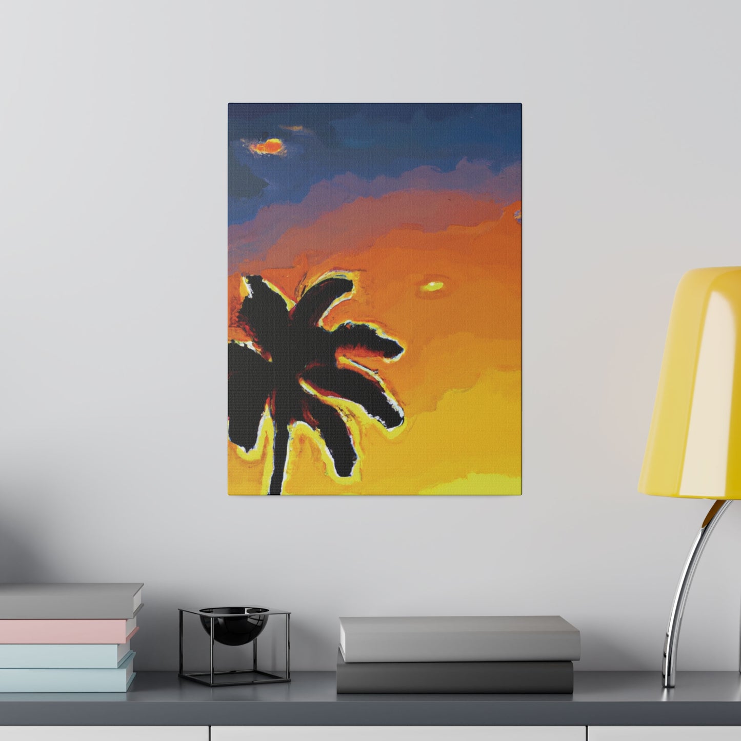 8720W - Miami Beach Sunset Painting Print | Miami | Beach | Sunset | Poster | Home Decor | Wall Art | Canvas