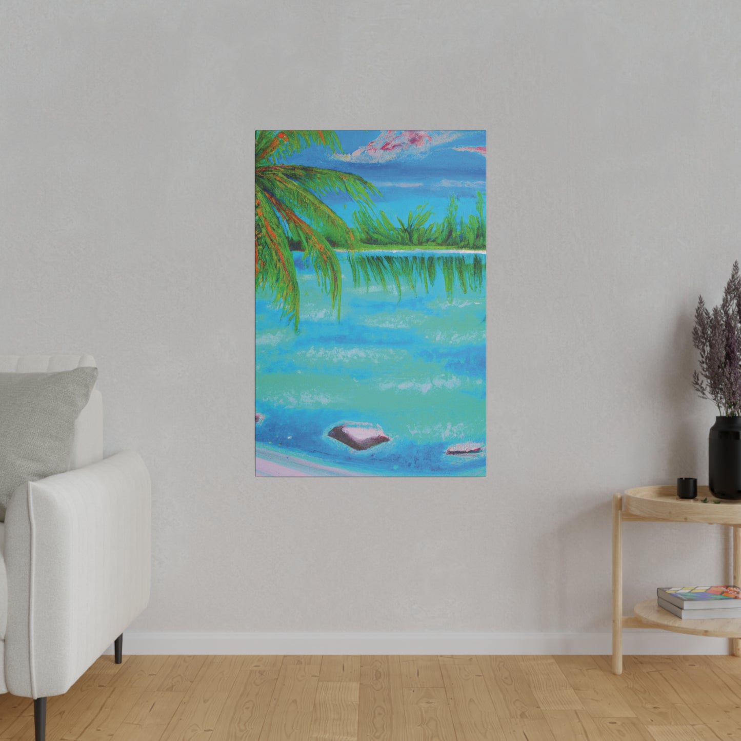 5279Q - Bahamas Ocean Painting Print | Bahamas | Ocean | Beach | Poster | Home Decor | Wall Art | Canvas