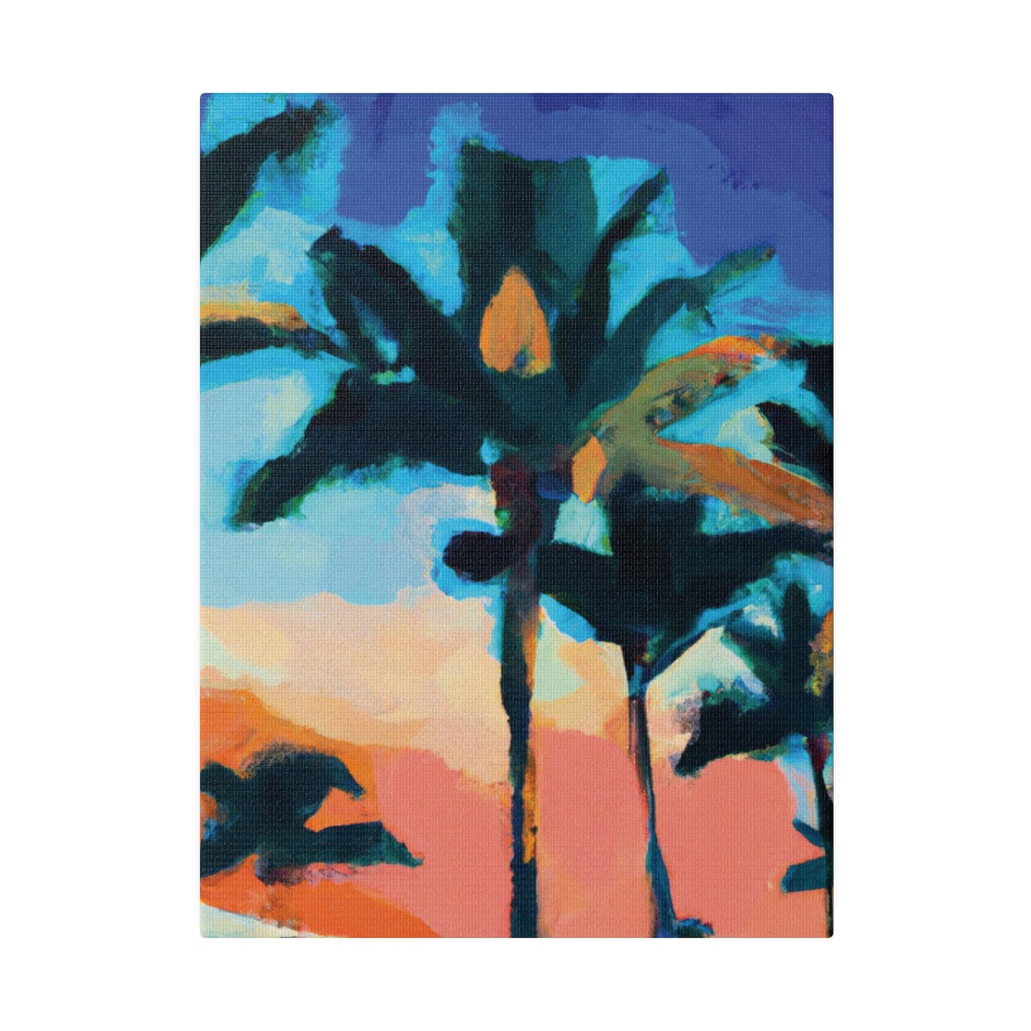 5637G - Miami Beach Sunset Painting Print | Miami | Beach | Sunset | Poster | Home Decor | Wall Art | Canvas