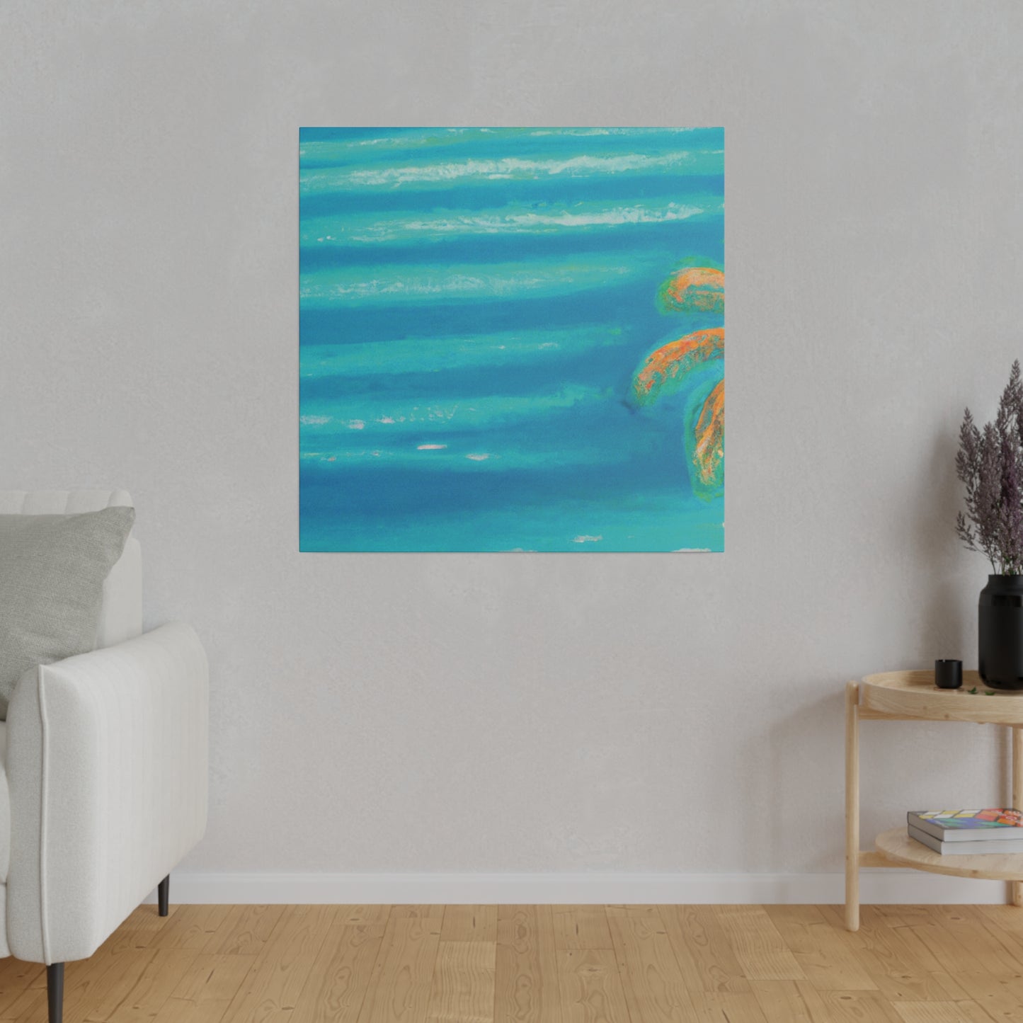 8745H - Bahamas Ocean Painting Print | Bahamas | Ocean | Beach | Poster | Home Decor | Wall Art | Canvas