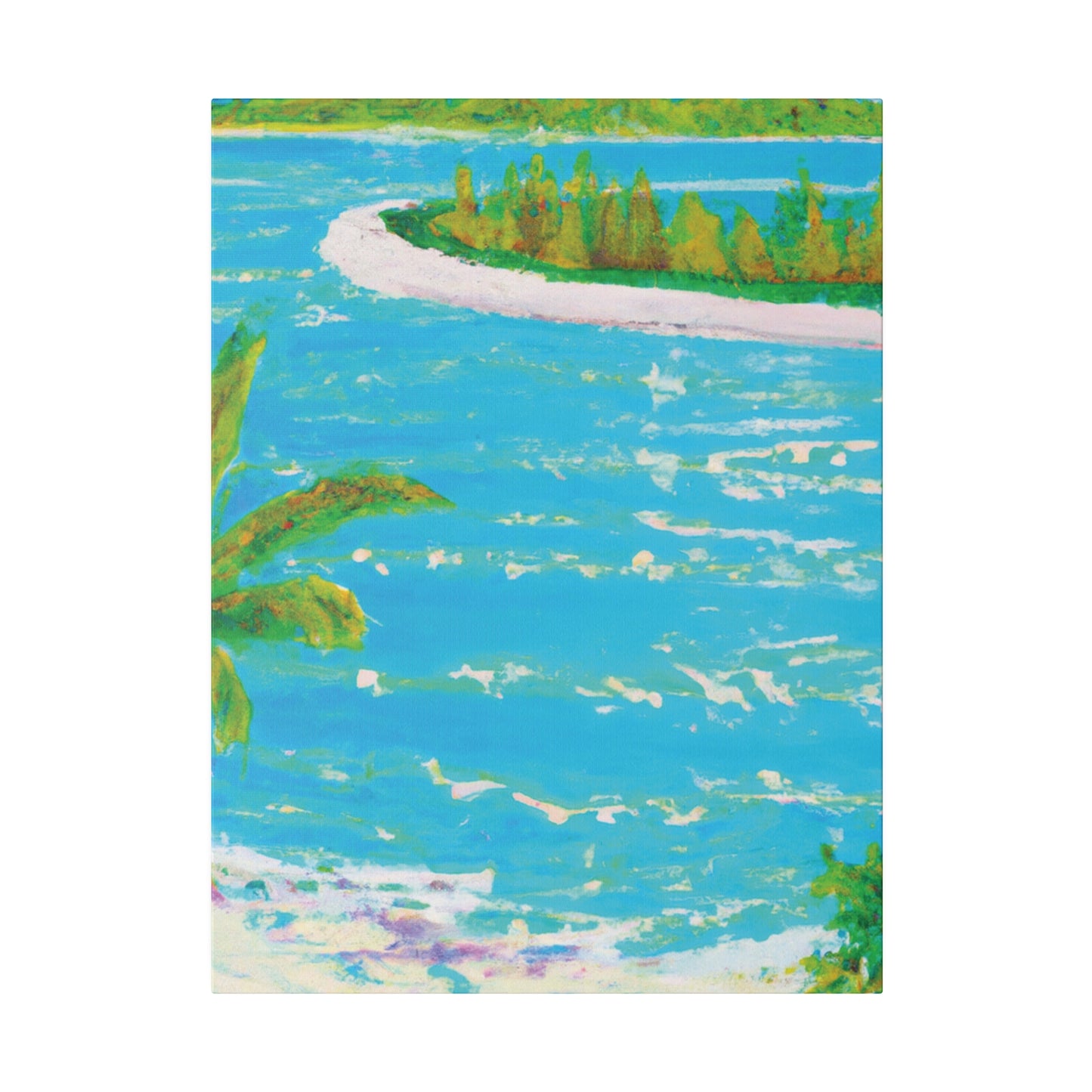 9555G - Bahamas Ocean Painting Print | Bahamas | Ocean | Beach | Poster | Home Decor | Wall Art | Canvas