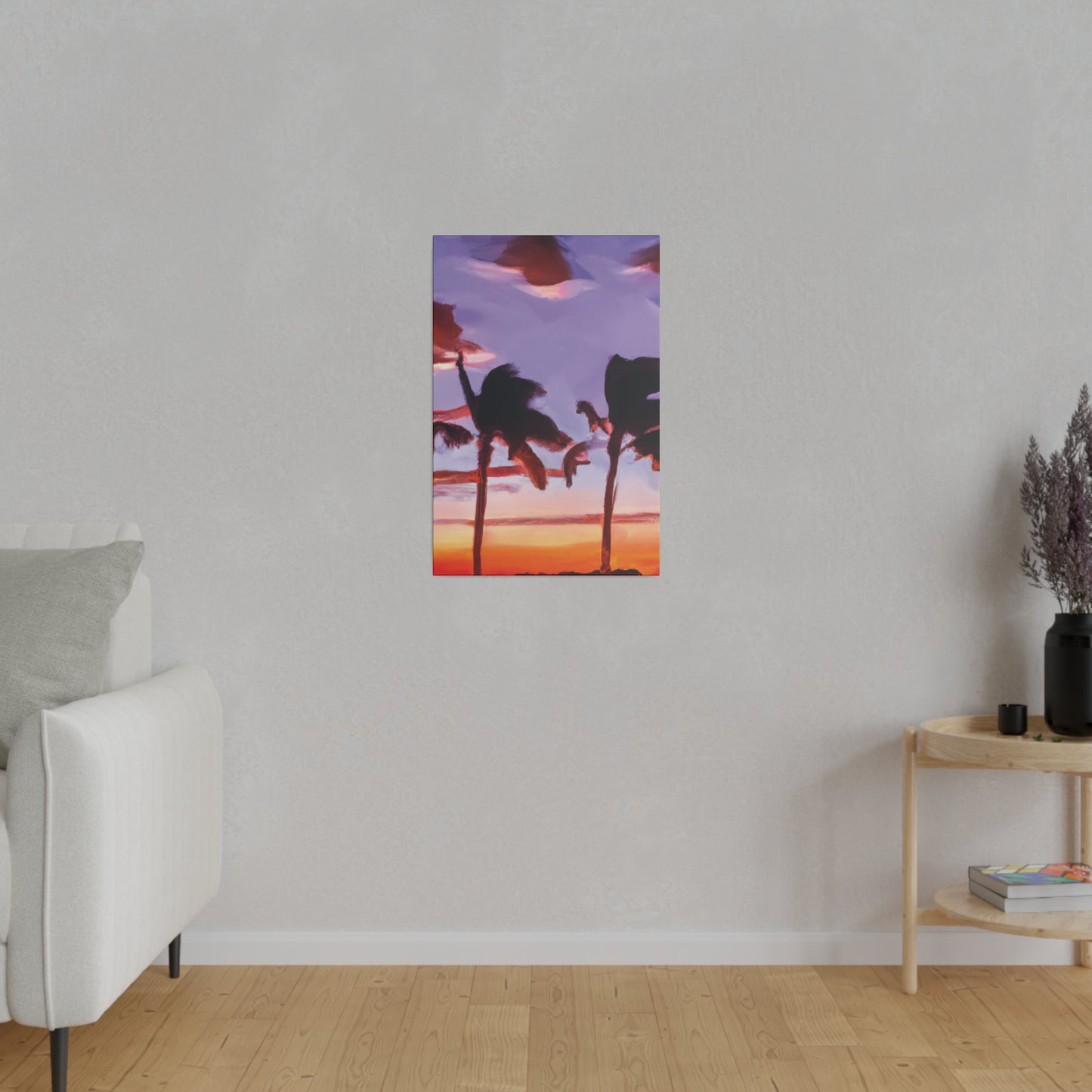 7491X - Miami Beach Sunset Painting Print | Miami | Beach | Sunset | Poster | Home Decor | Wall Art | Canvas