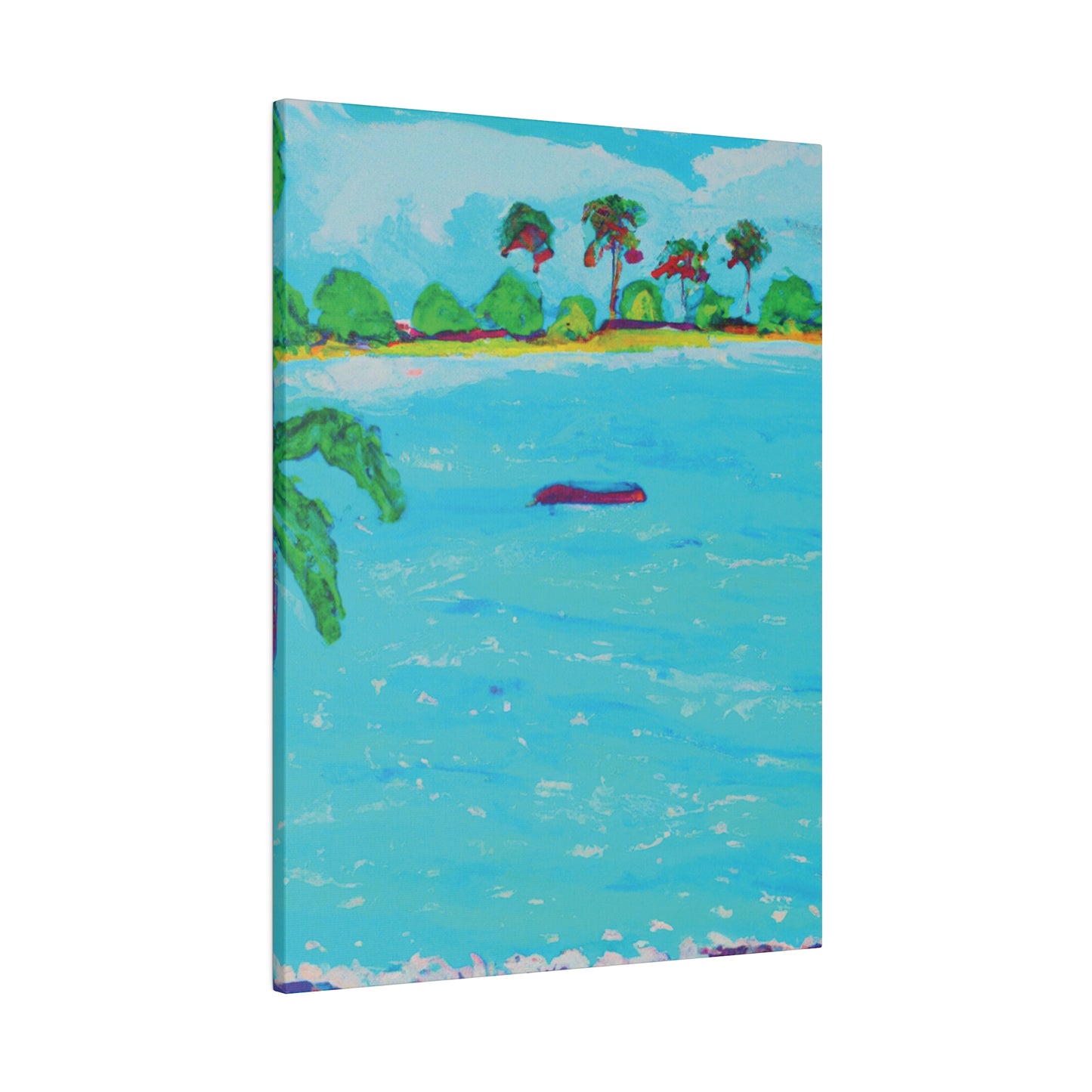 7481H - Bahamas Ocean Painting Print | Bahamas | Ocean | Beach | Poster | Home Decor | Wall Art | Canvas