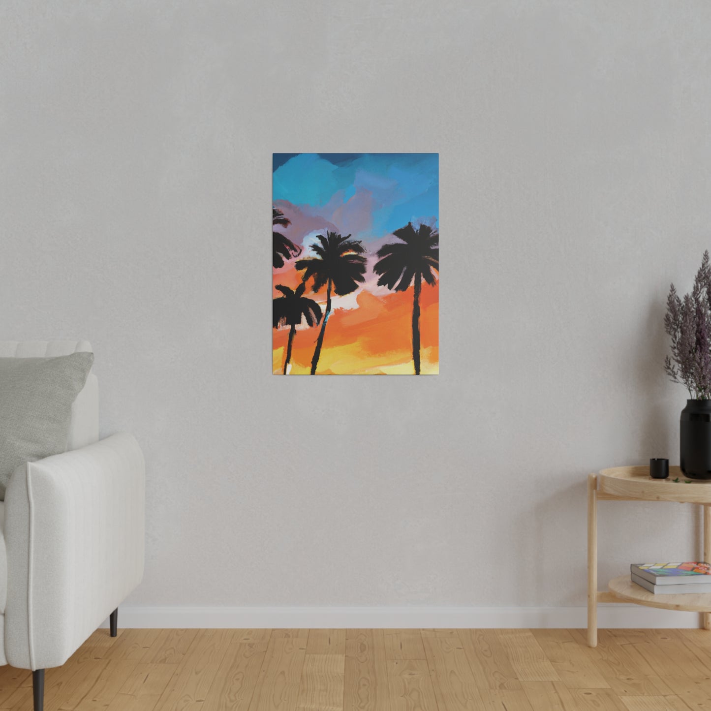 7010V - Miami Beach Sunset Painting Print | Miami | Beach | Sunset | Poster | Home Decor | Wall Art | Canvas