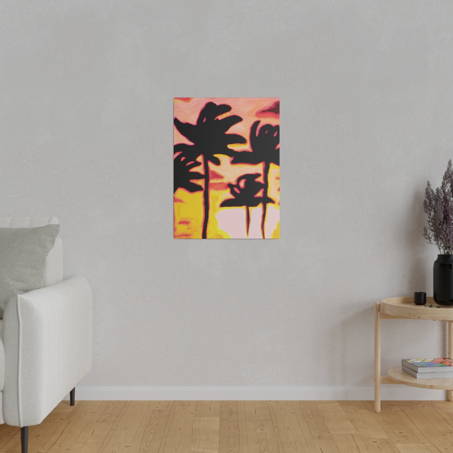 9329P - Miami Beach Sunset Painting Print | Miami | Beach | Sunset | Poster | Home Decor | Wall Art | Canvas