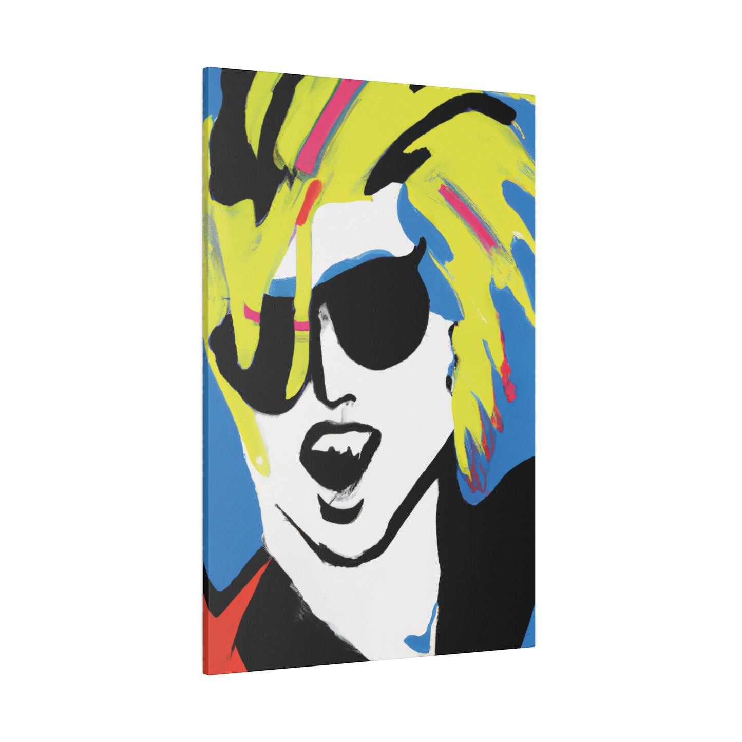 7500X - Rockstar Painting Print | Face | Abstract | Poster | Home Decor | Wall Art | Music Art | Canvas