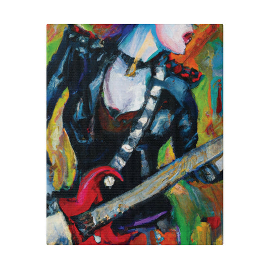 3315A - Rockstar Oil Painting Style Print | Poster | Home Decor | Wall Art | Music Art | Canvas