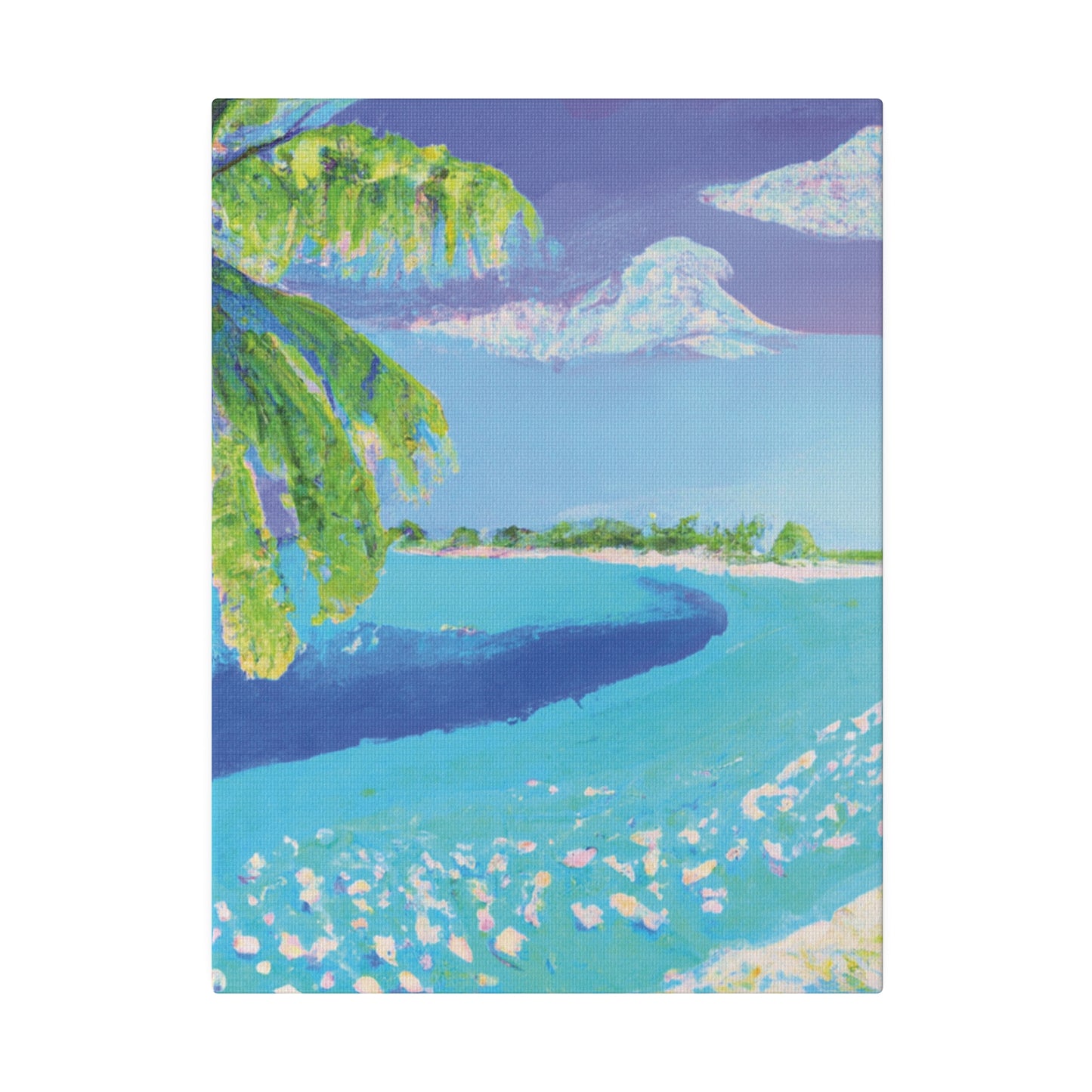 9792F - Bahamas Ocean Painting Print | Bahamas | Ocean | Beach | Poster | Home Decor | Wall Art | Canvas