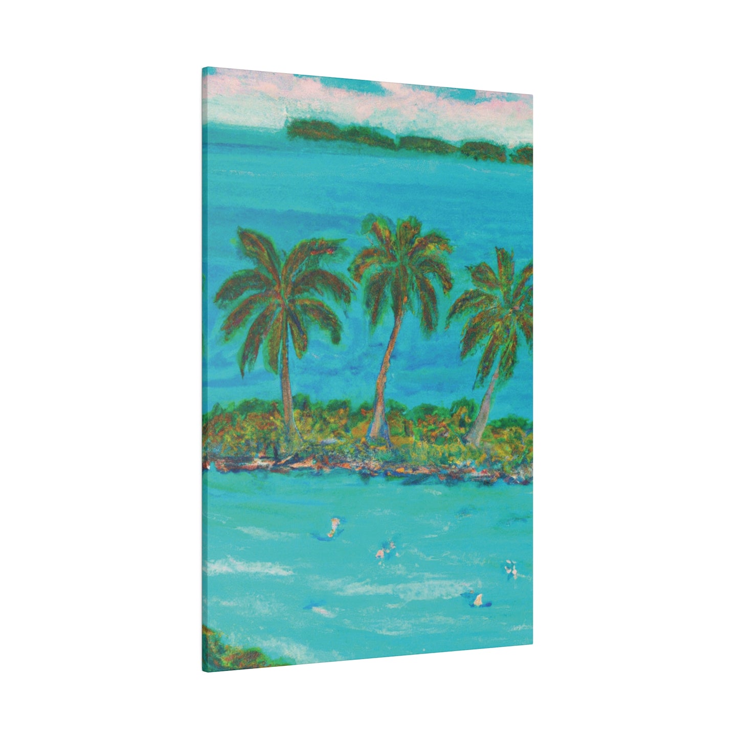 4205N - Bahamas Ocean Painting Print | Bahamas | Ocean | Beach | Poster | Home Decor | Wall Art | Canvas