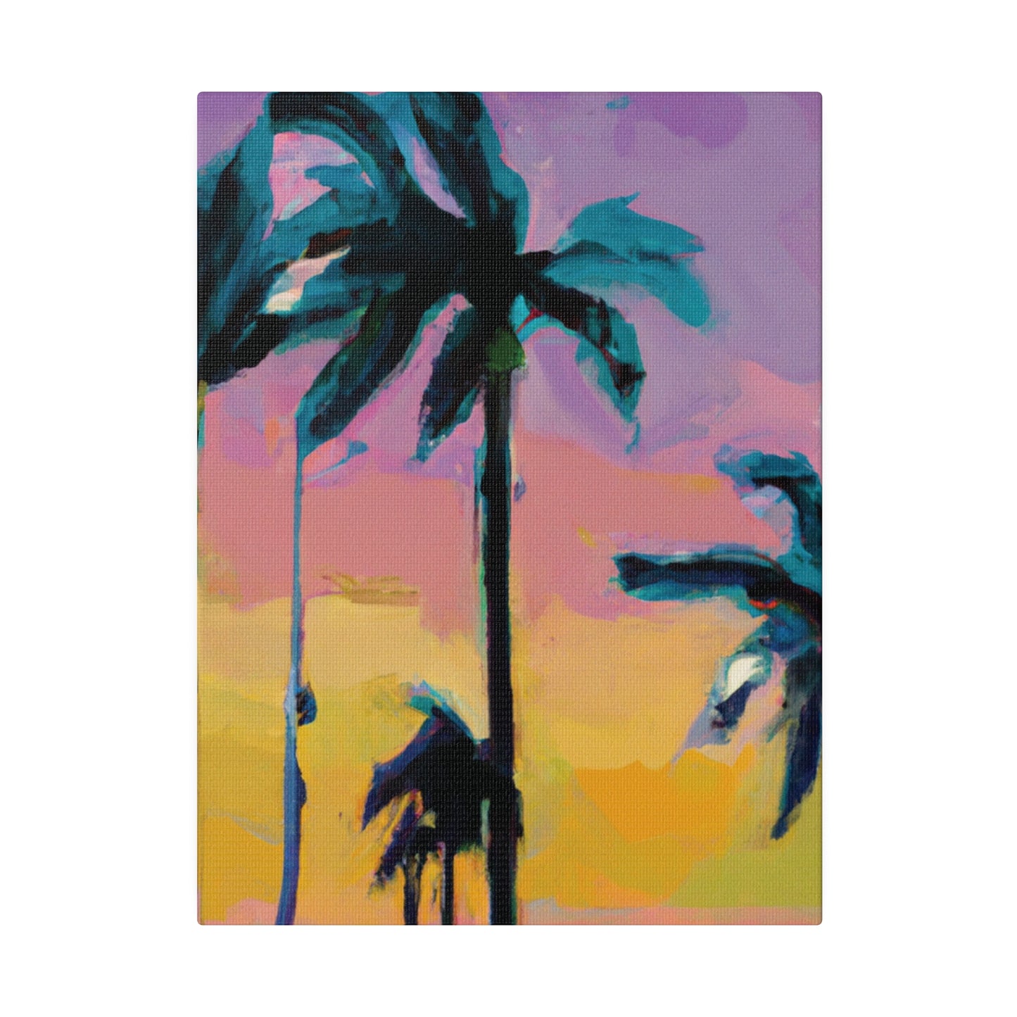 510K - Miami Beach Sunset Painting Print | Miami | Beach | Sunset | Poster | Home Decor | Wall Art | Canvas