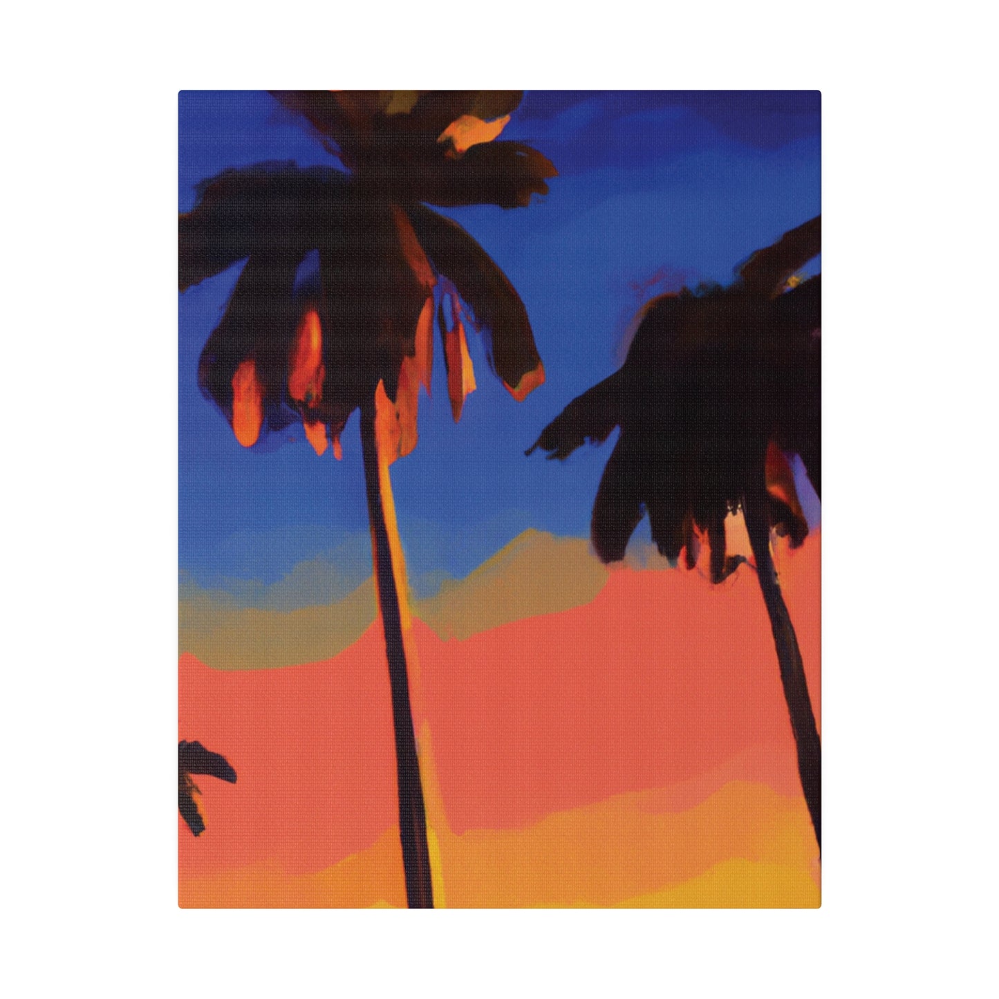 9562Q - Miami Beach Sunset Painting Print | Miami | Beach | Sunset | Poster | Home Decor | Wall Art | Canvas