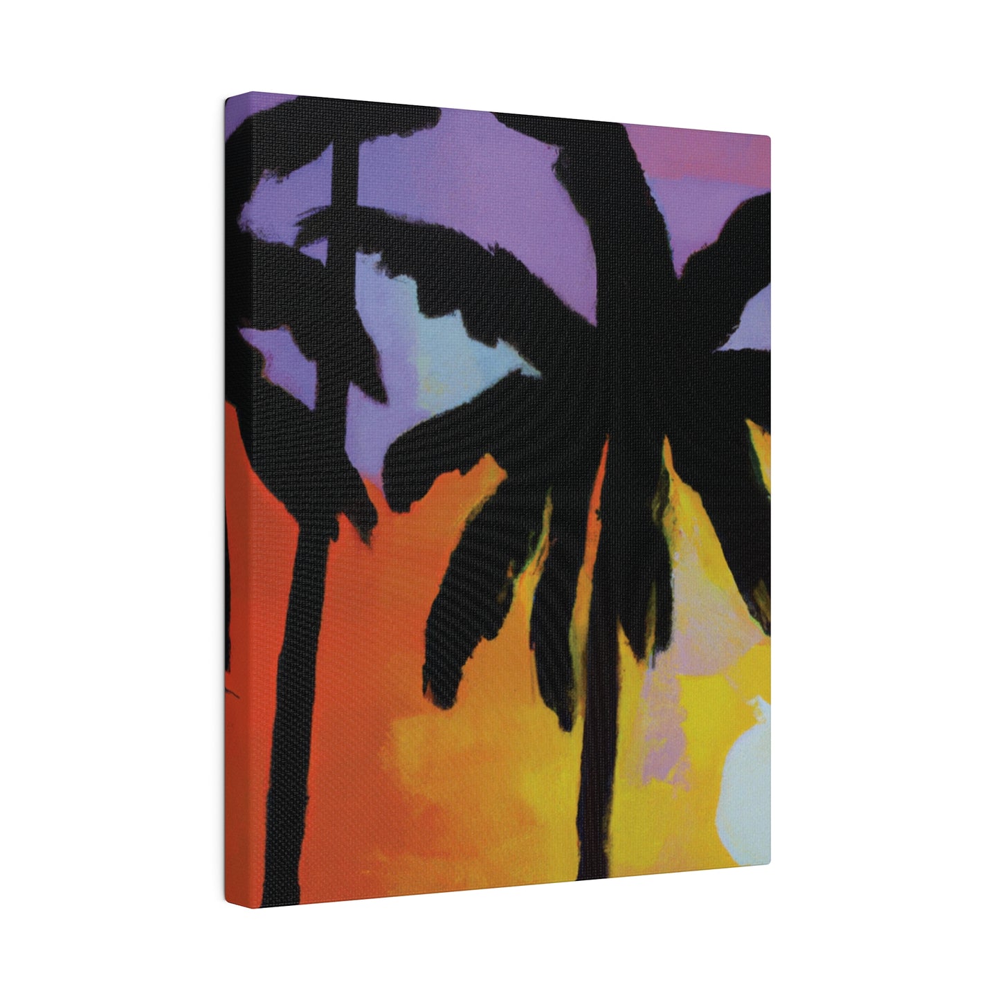 8594V - Miami Beach Sunset Painting Print | Miami | Beach | Sunset | Poster | Home Decor | Wall Art | Canvas