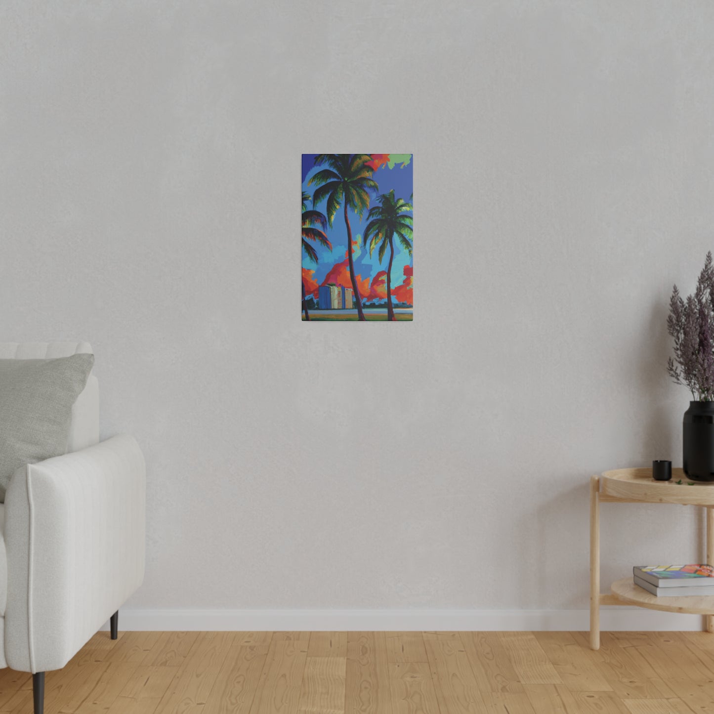 7382G - Miami Beach Sunset Painting Print | Miami | Beach | Sunset | Poster | Home Decor | Wall Art | Canvas