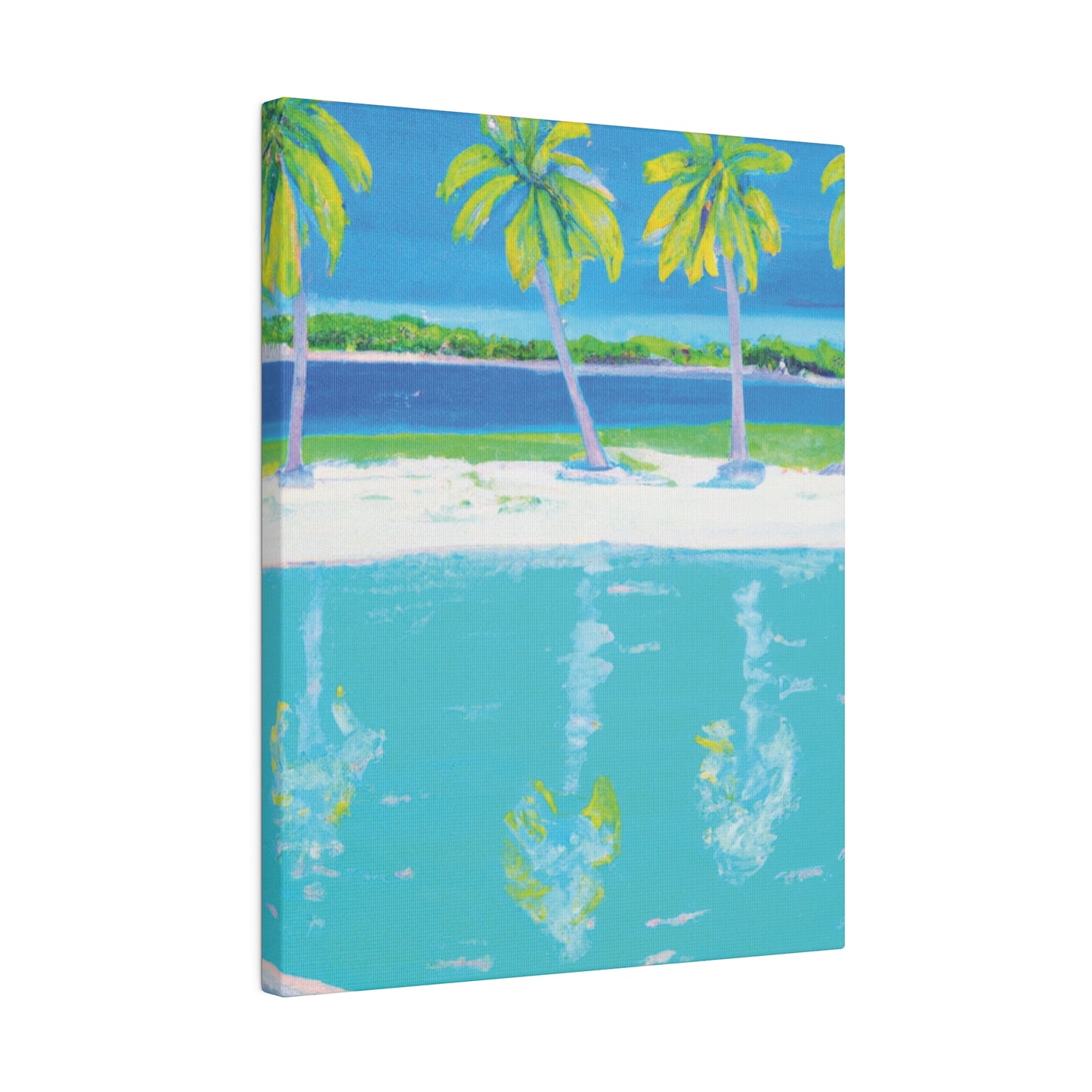 2196Z - Bahamas Ocean Painting Print | Bahamas | Ocean | Beach | Poster | Home Decor | Wall Art | Canvas