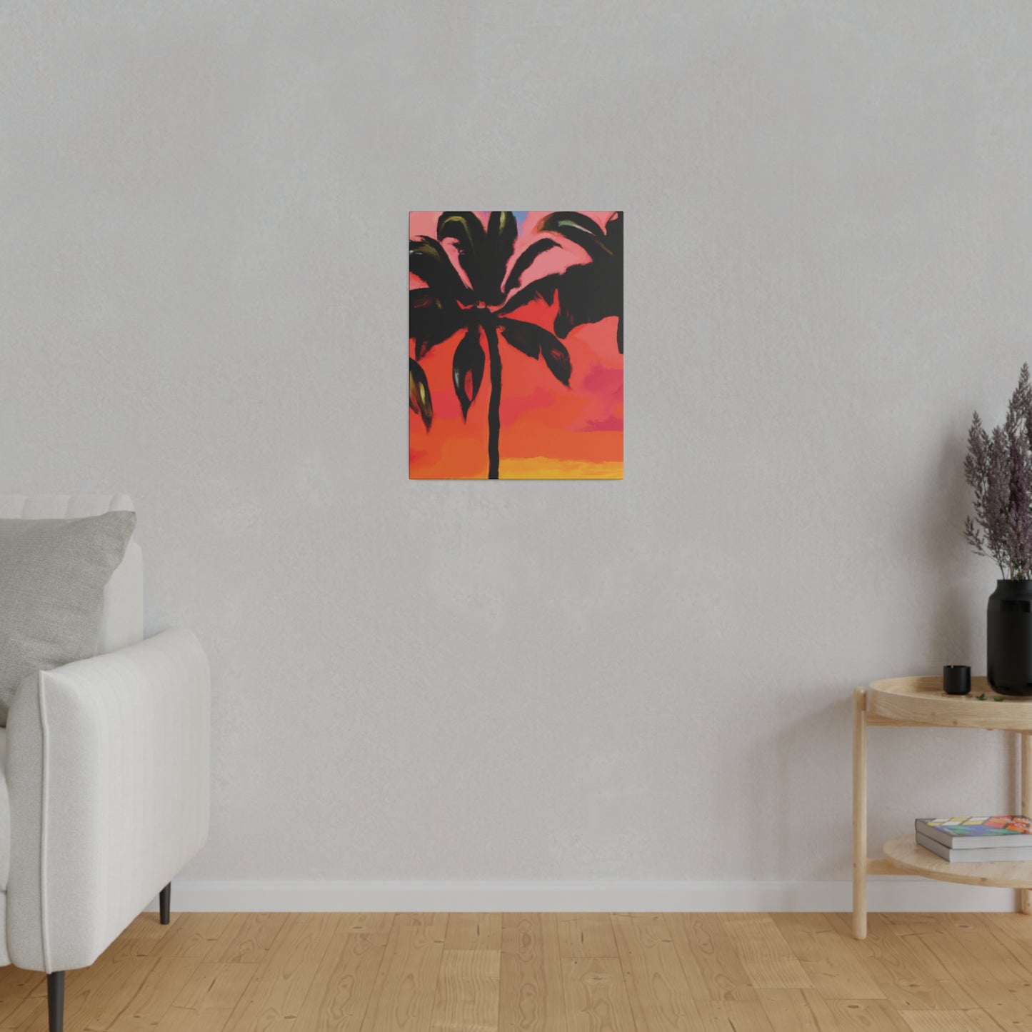 8093Z - Miami Beach Sunset Painting Print | Miami | Beach | Sunset | Poster | Home Decor | Wall Art | Canvas