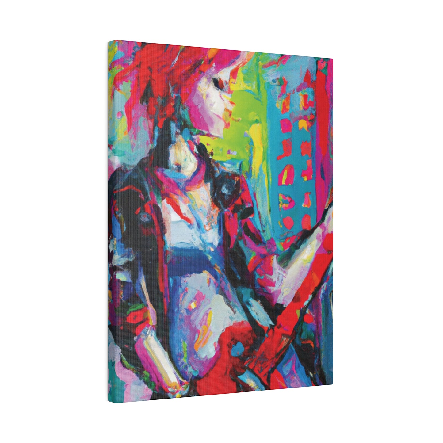 2177U - Rockstar Oil Painting Style Print | Poster | Home Decor | Wall Art | Music Art | Canvas