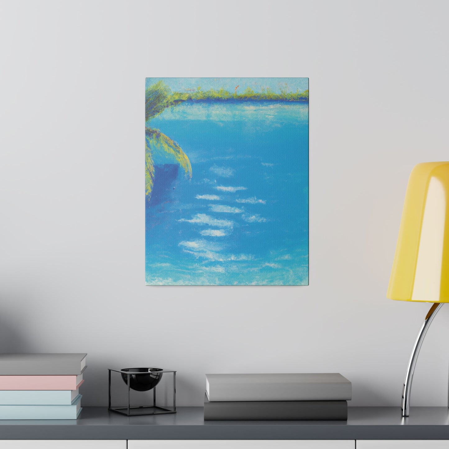 9819K - Bahamas Ocean Painting Print | Bahamas | Ocean | Beach | Poster | Home Decor | Wall Art | Canvas