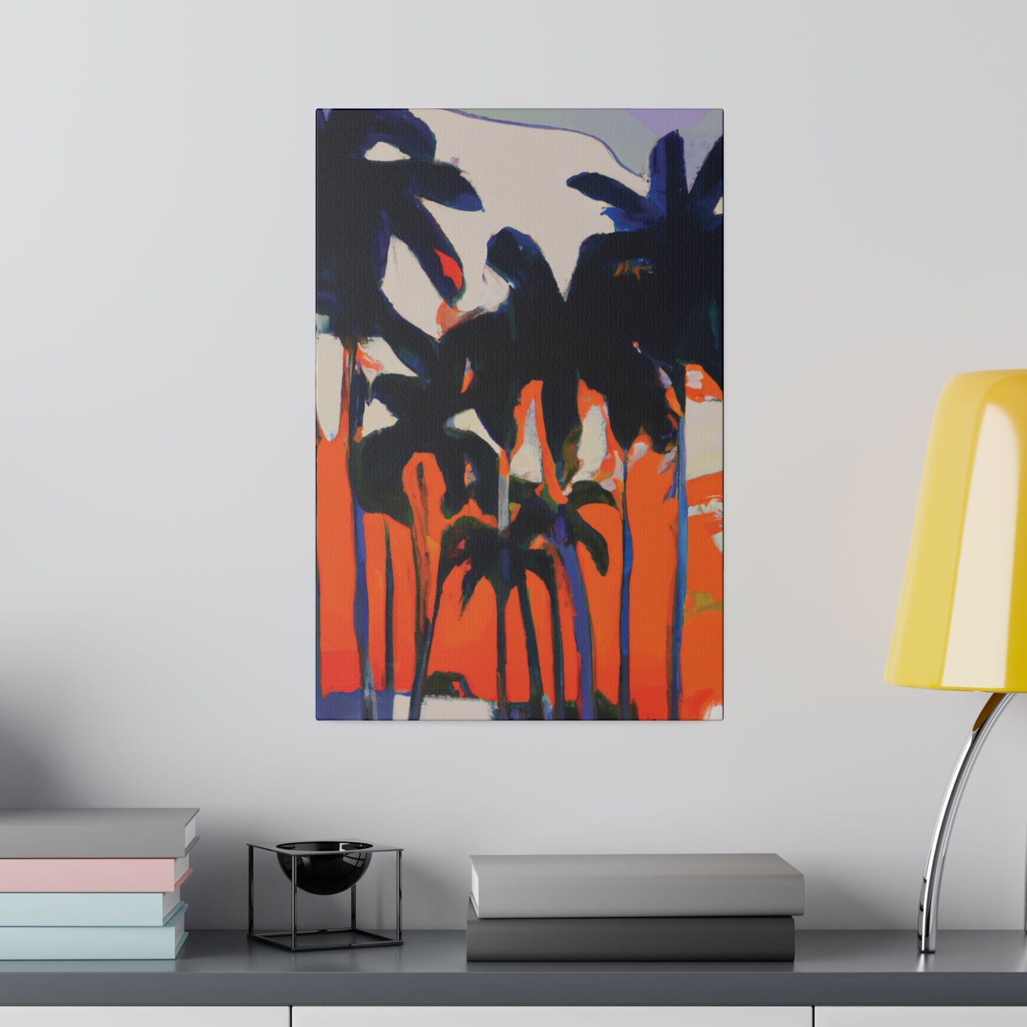 7345M - Miami Beach Sunset Painting Print | Miami | Beach | Sunset | Poster | Home Decor | Wall Art | Canvas