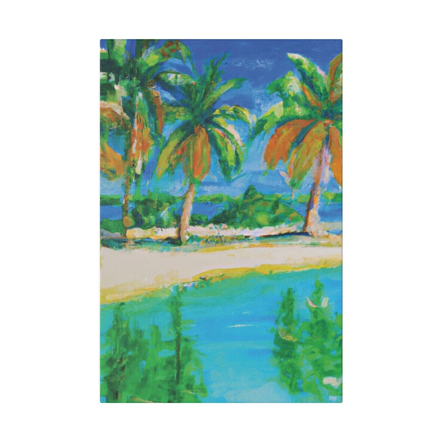 8576A - Bahamas Ocean Painting Print | Bahamas | Ocean | Beach | Poster | Home Decor | Wall Art | Canvas