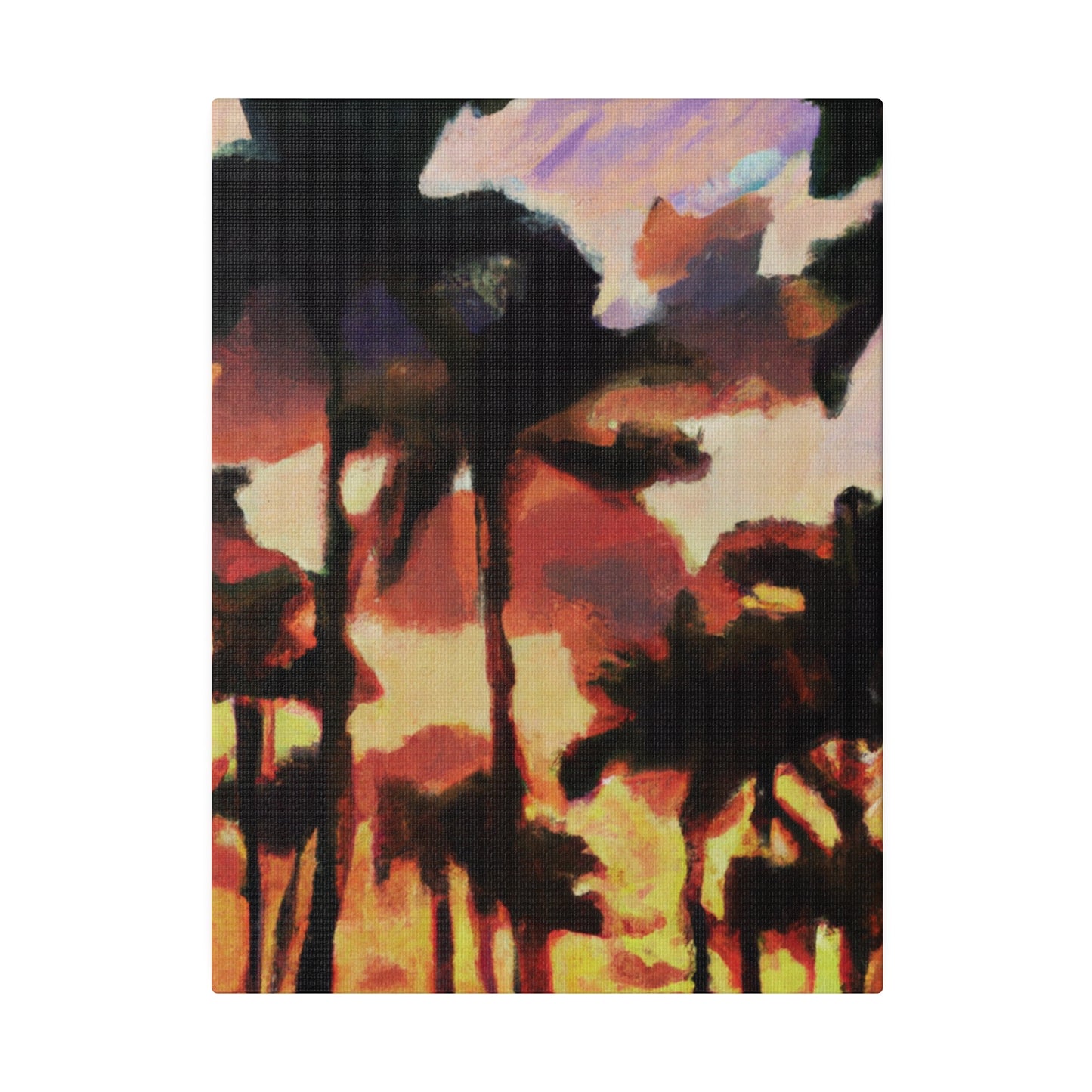 8396Z - Miami Beach Sunset Painting Print | Miami | Beach | Sunset | Poster | Home Decor | Wall Art | Canvas