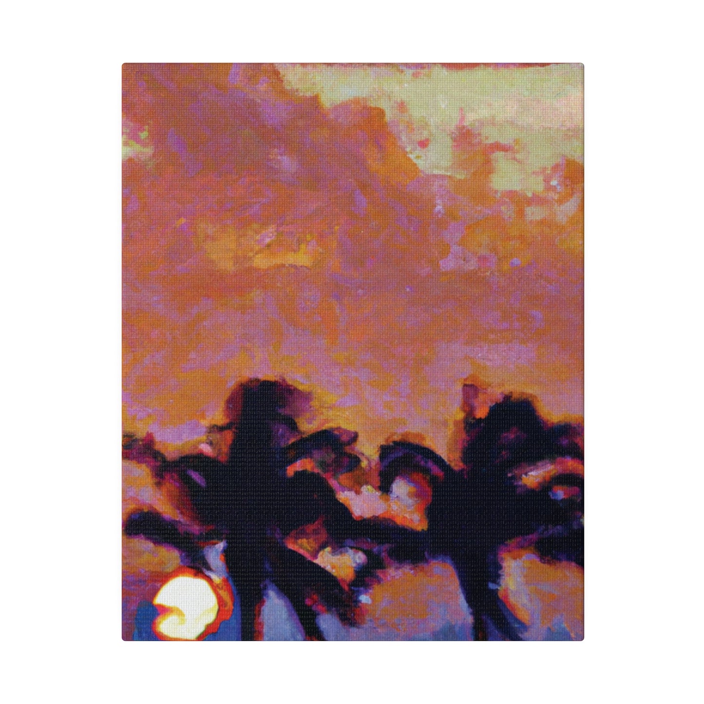 8235O - Miami Beach Sunset Painting Print | Miami | Beach | Sunset | Poster | Home Decor | Wall Art | Canvas