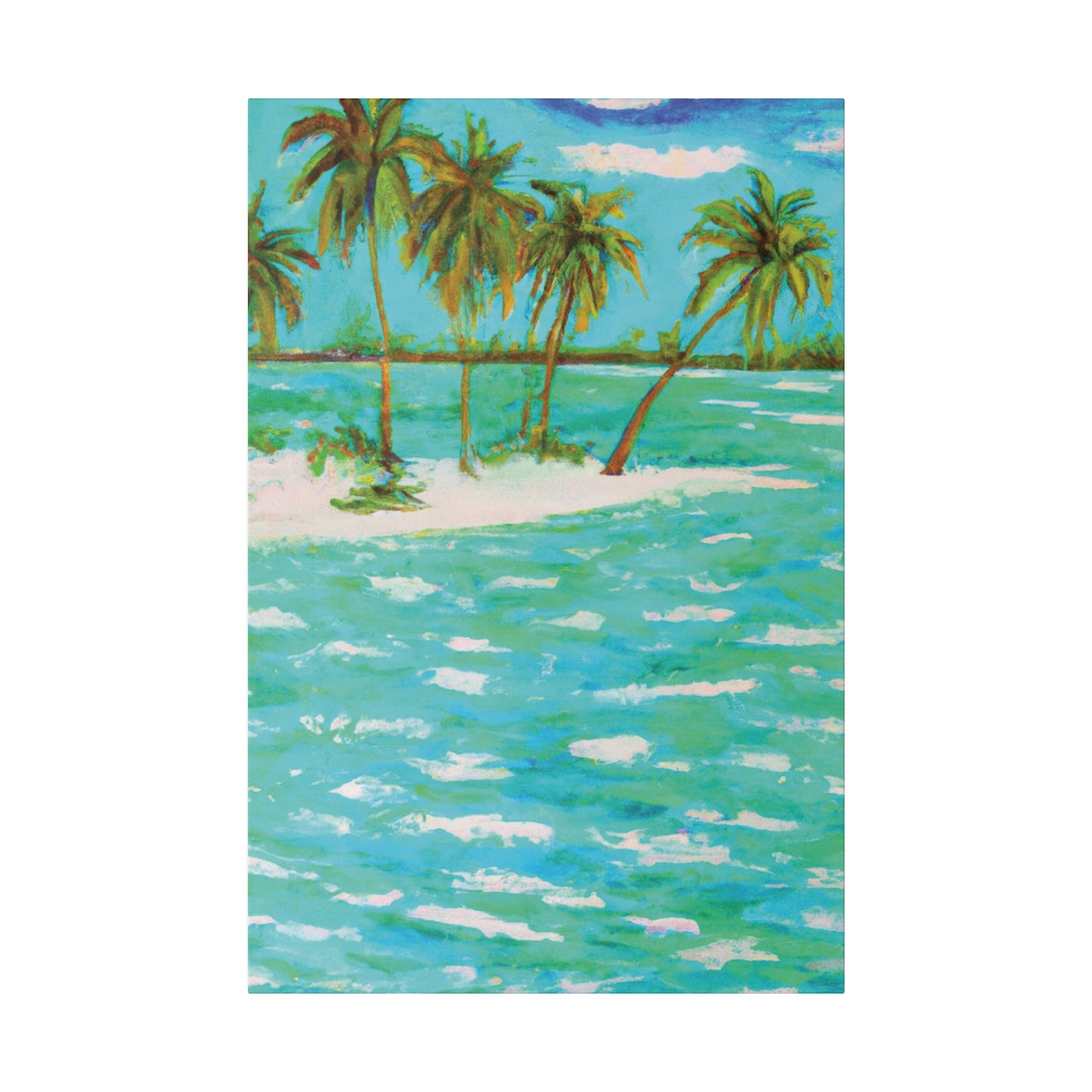 1193C - Bahamas Ocean Painting Print | Bahamas | Ocean | Beach | Poster | Home Decor | Wall Art | Canvas