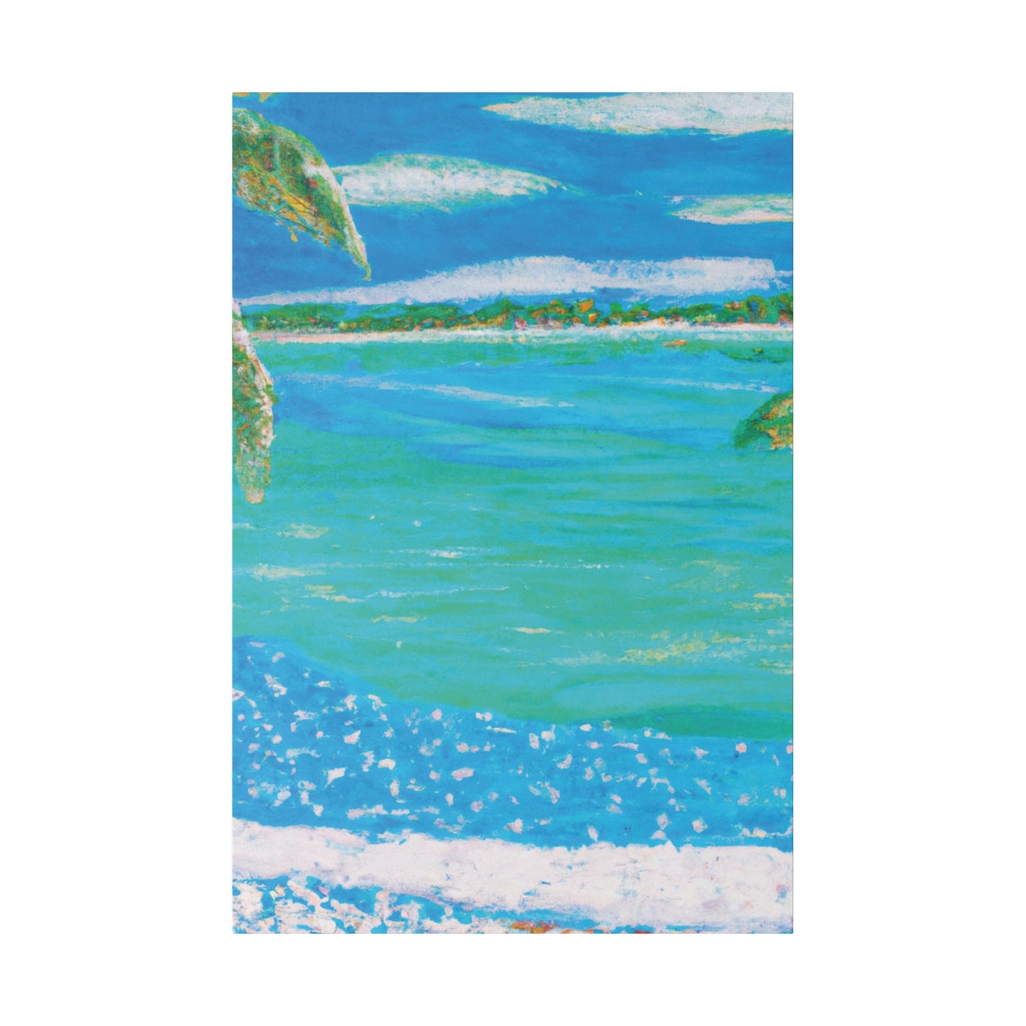 4740W - Bahamas Ocean Painting Print | Bahamas | Ocean | Beach | Poster | Home Decor | Wall Art | Canvas