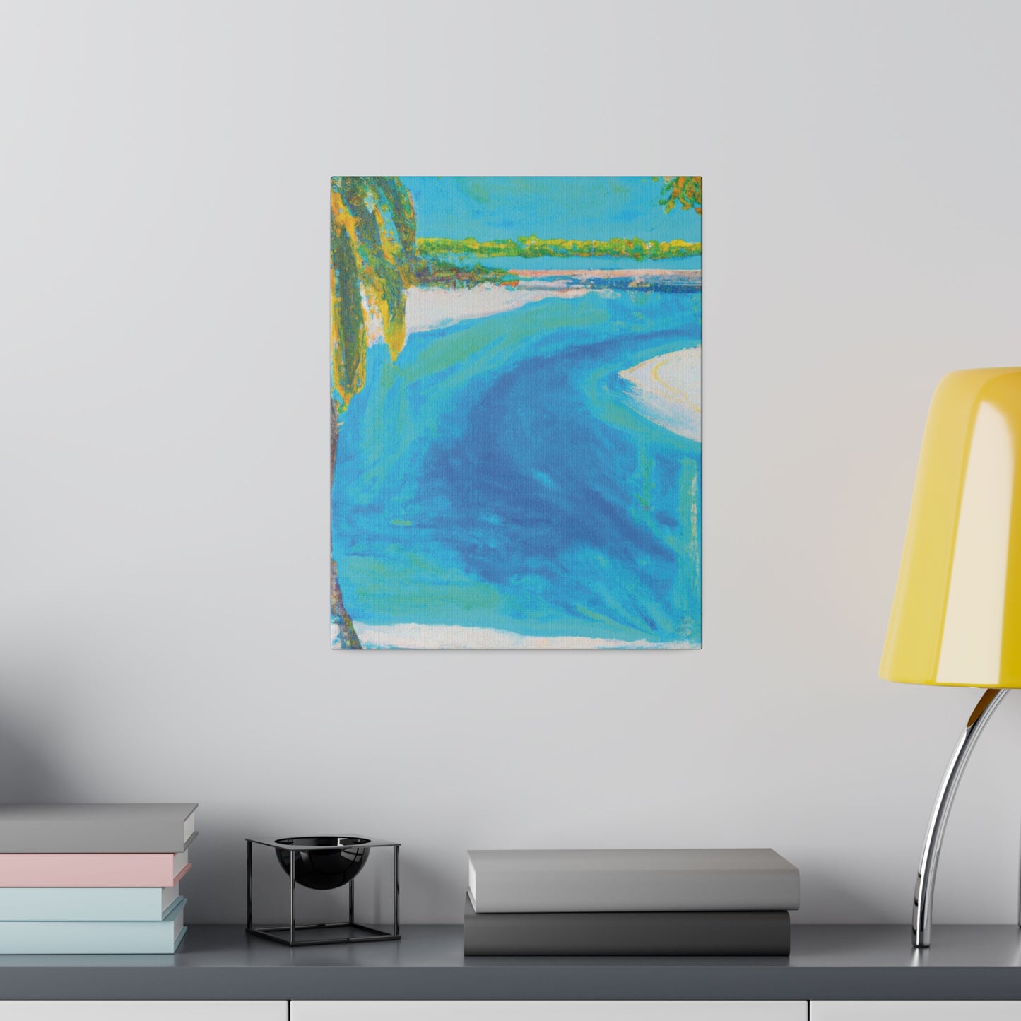 9106H - Bahamas Ocean Painting Print | Bahamas | Ocean | Beach | Poster | Home Decor | Wall Art | Canvas