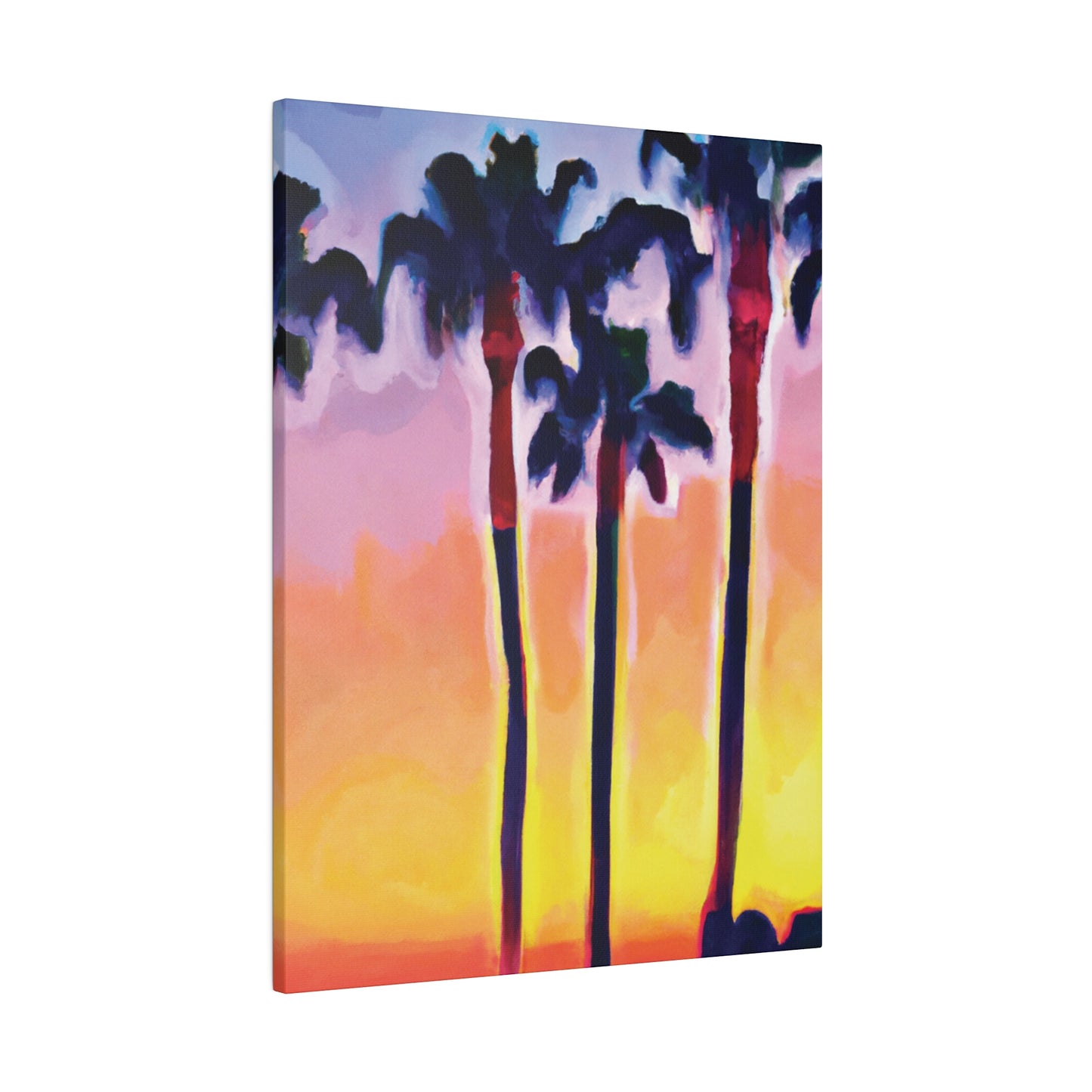 7116C - Miami Beach Sunset Painting Print | Miami | Beach | Sunset | Poster | Home Decor | Wall Art | Canvas