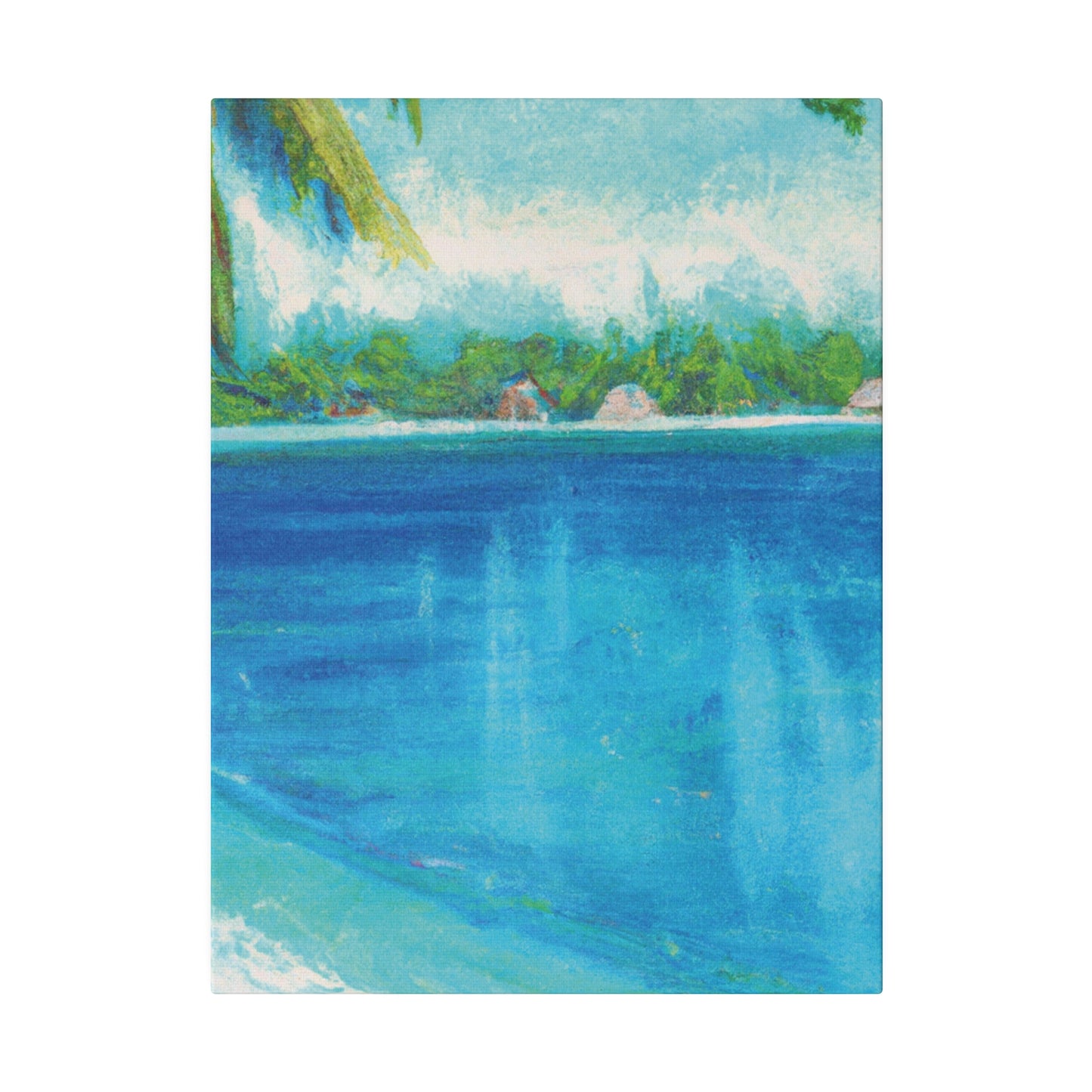 3198N - Bahamas Ocean Painting Print | Bahamas | Ocean | Beach | Poster | Home Decor | Wall Art | Canvas