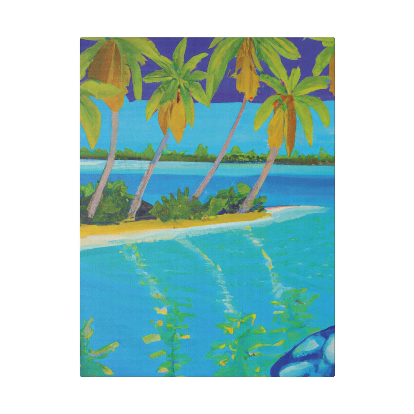 8347B - Bahamas Ocean Painting Print | Bahamas | Ocean | Beach | Poster | Home Decor | Wall Art | Canvas