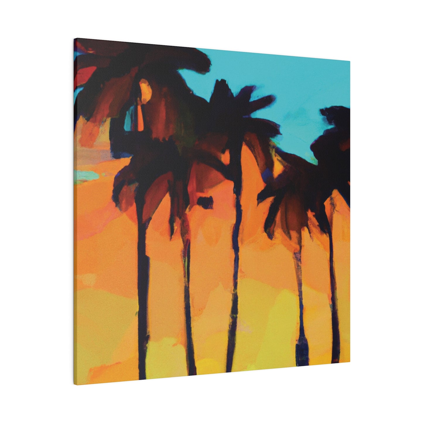 3606O - Miami Beach Sunset Painting Print | Miami | Beach | Sunset | Poster | Home Decor | Wall Art | Canvas