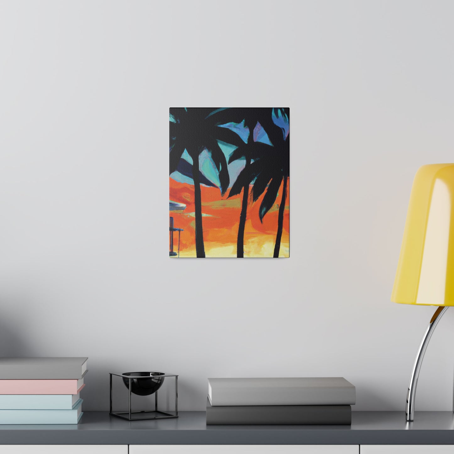 4567W - Miami Beach Sunset Painting Print | Miami | Beach | Sunset | Poster | Home Decor | Wall Art | Canvas