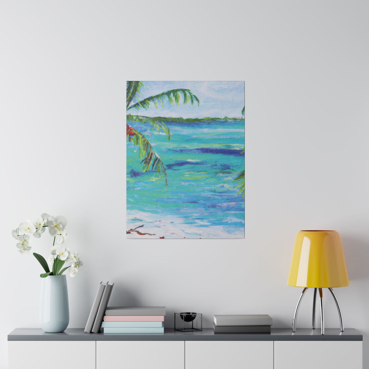 3158F - Bahamas Ocean Painting Print | Bahamas | Ocean | Beach | Poster | Home Decor | Wall Art | Canvas