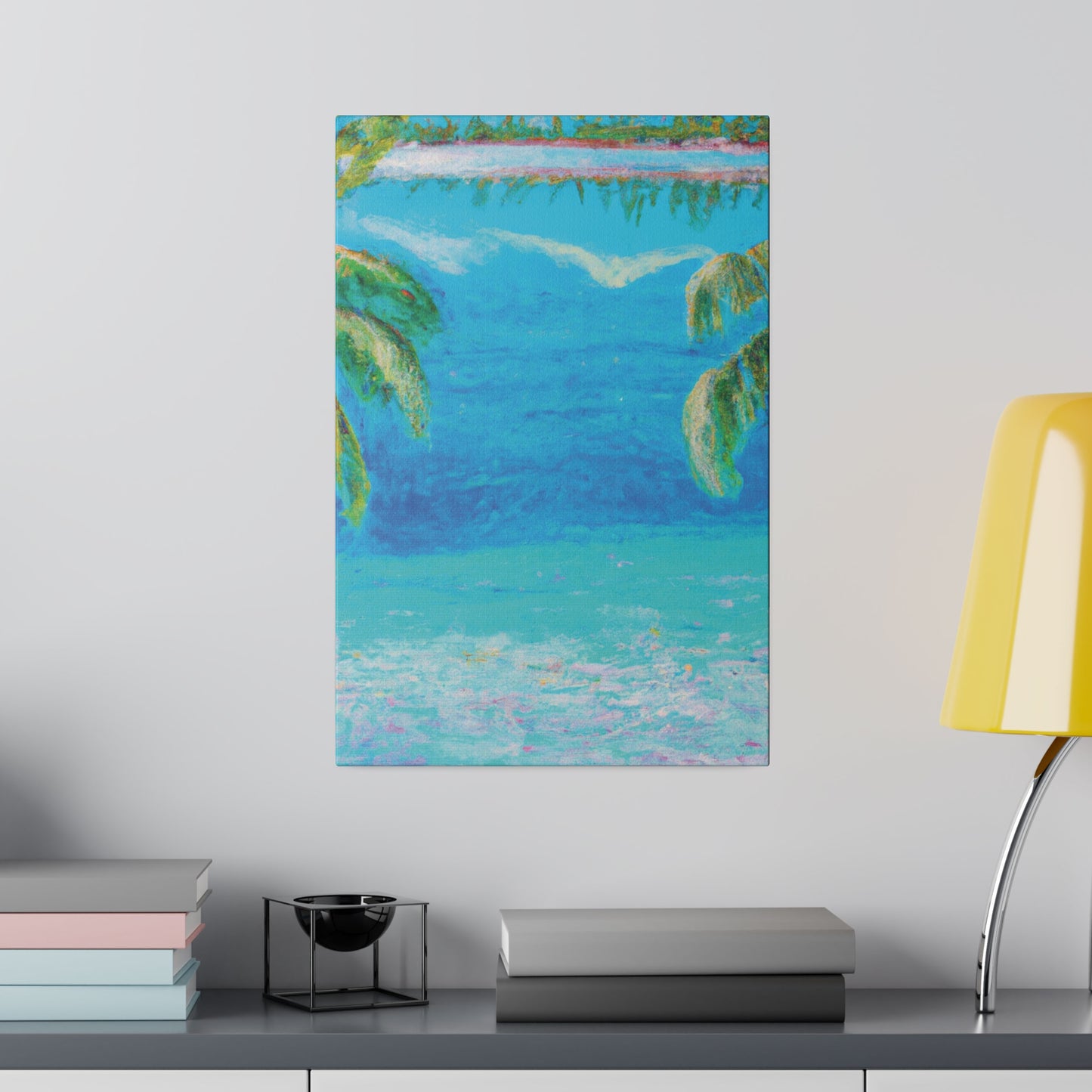 8159P - Bahamas Ocean Painting Print | Bahamas | Ocean | Beach | Poster | Home Decor | Wall Art | Canvas