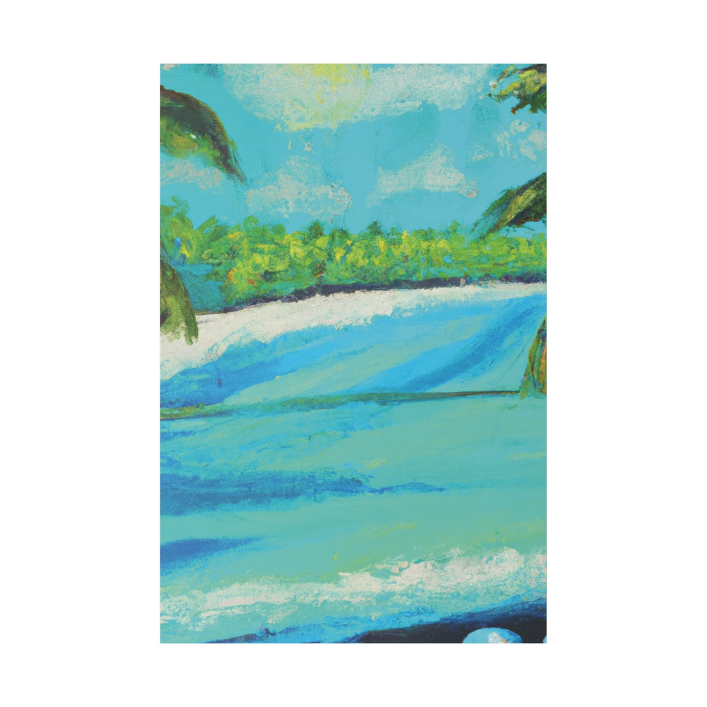 10781G - Bahamas Ocean Painting Print | Bahamas | Ocean | Beach | Poster | Home Decor | Wall Art | Canvas