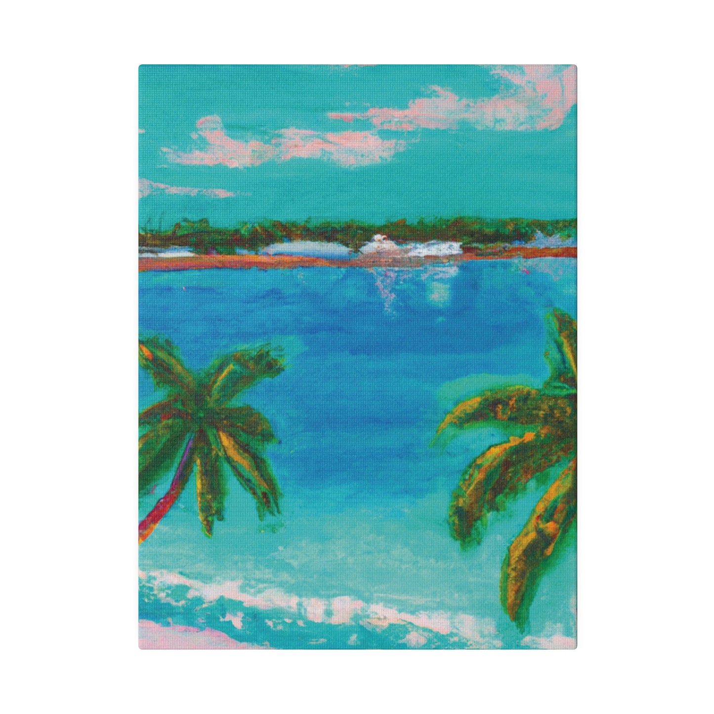 6836G - Bahamas Ocean Painting Print | Bahamas | Ocean | Beach | Poster | Home Decor | Wall Art | Canvas