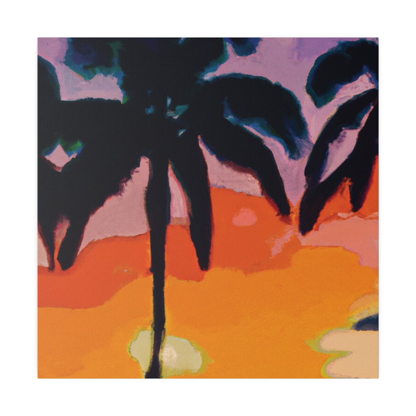 7875Z - Miami Beach Sunset Painting Print | Miami | Beach | Sunset | Poster | Home Decor | Wall Art | Canvas