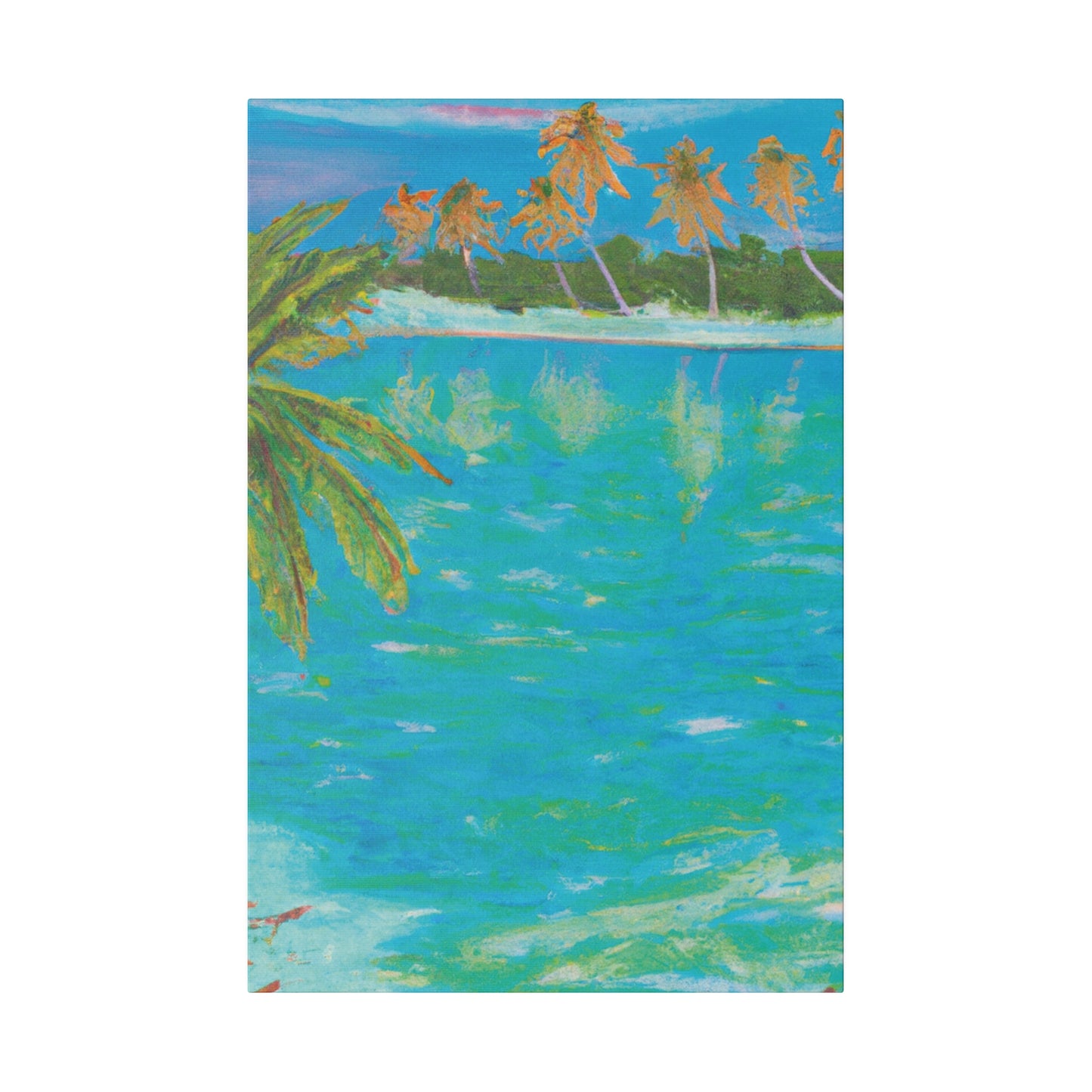 1767P - Bahamas Ocean Painting Print | Bahamas | Ocean | Beach | Poster | Home Decor | Wall Art | Canvas