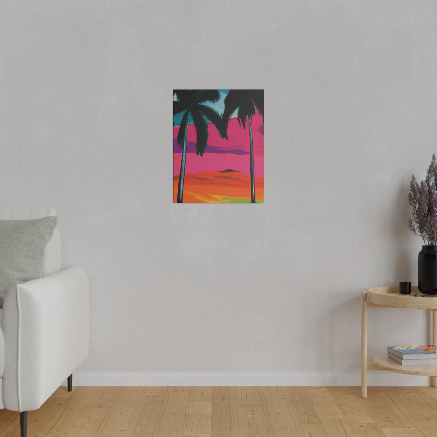 9027A - Miami Beach Sunset Painting Print | Miami | Beach | Sunset | Poster | Home Decor | Wall Art | Canvas