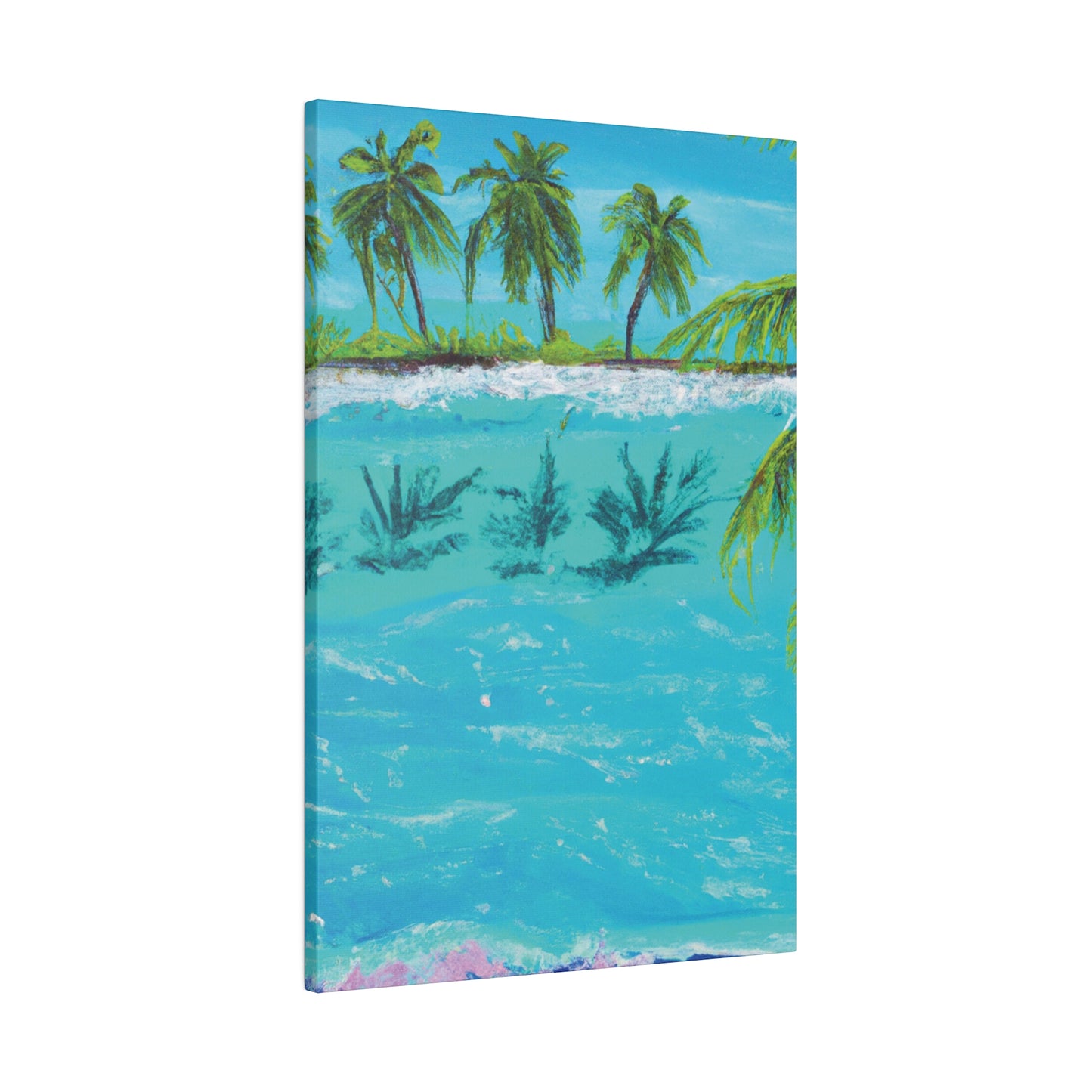 8321K - Bahamas Ocean Painting Print | Bahamas | Ocean | Beach | Poster | Home Decor | Wall Art | Canvas