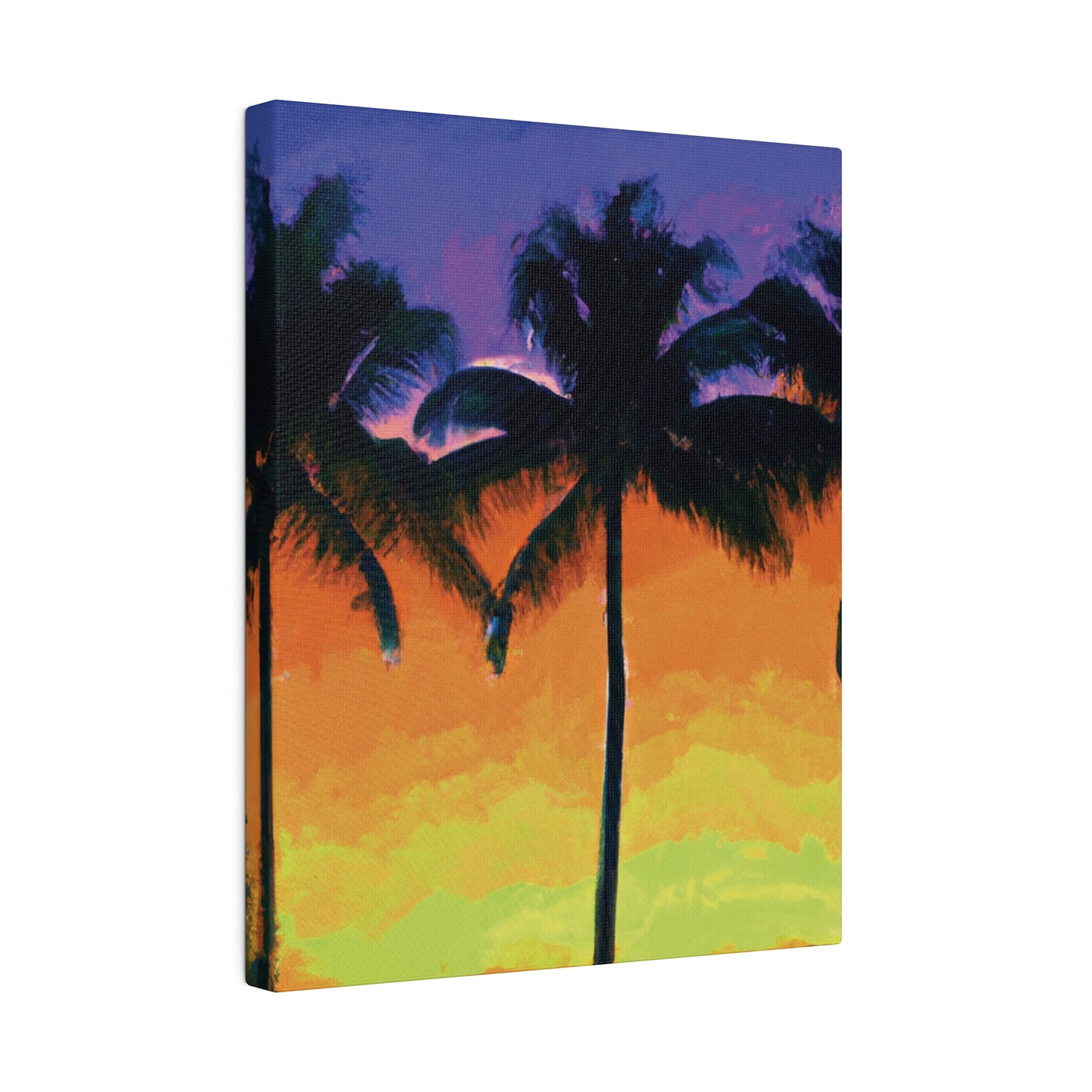 6354V - Miami Beach Sunset Painting Print | Miami | Beach | Sunset | Poster | Home Decor | Wall Art | Canvas