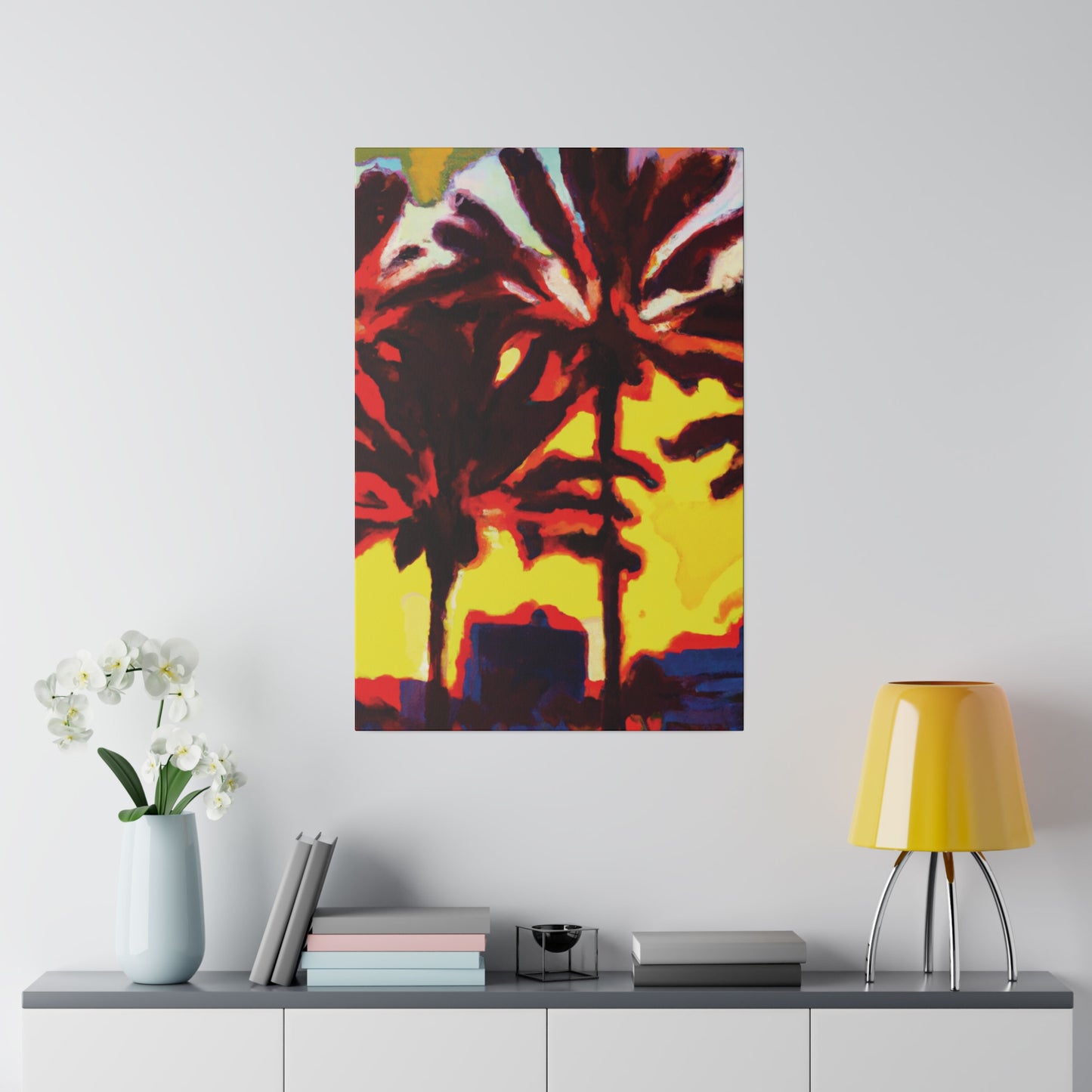 3133X - Miami Beach Sunset Painting Print | Miami | Beach | Sunset | Poster | Home Decor | Wall Art | Canvas